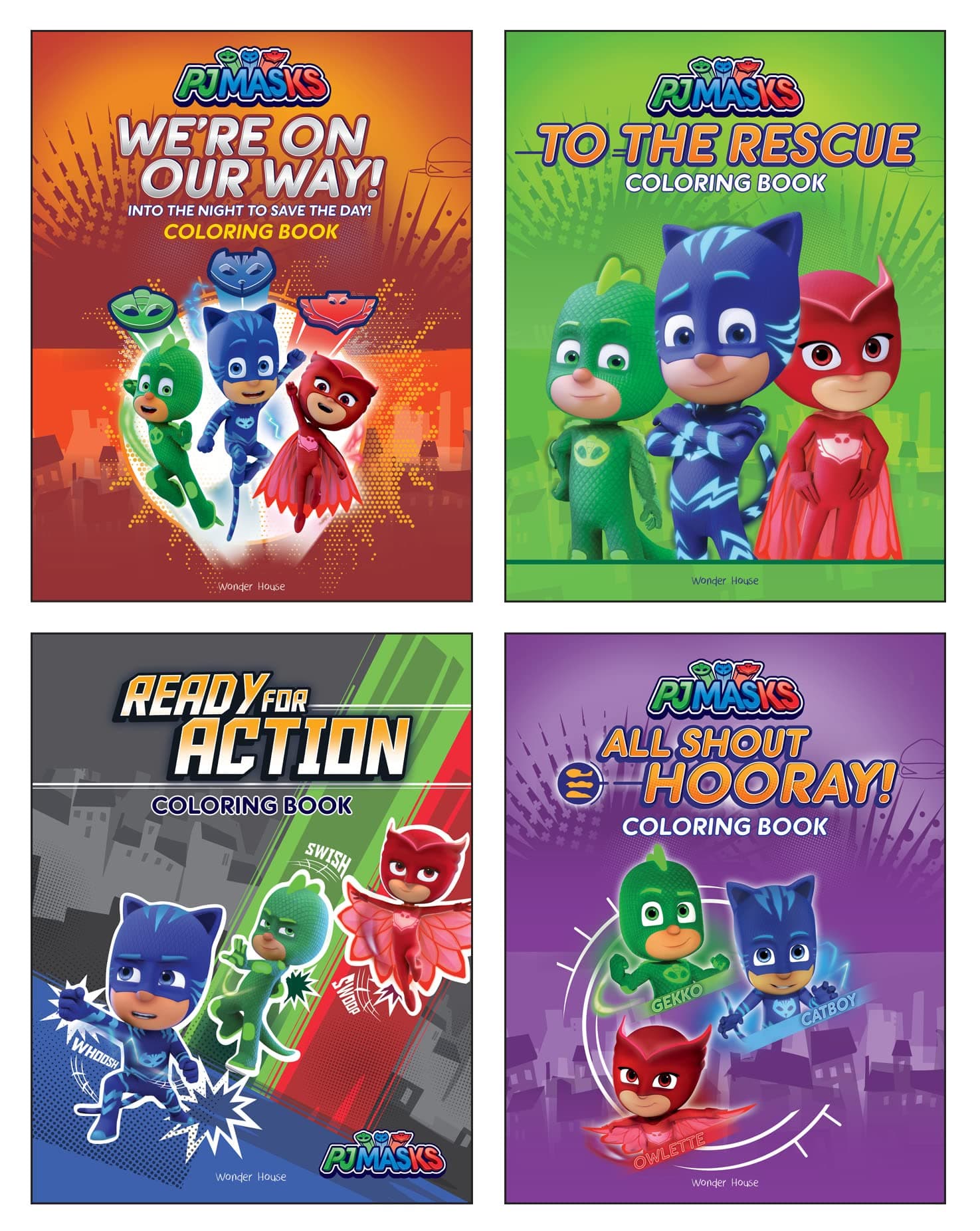 – PJ Masks Coloring Books Super Pack