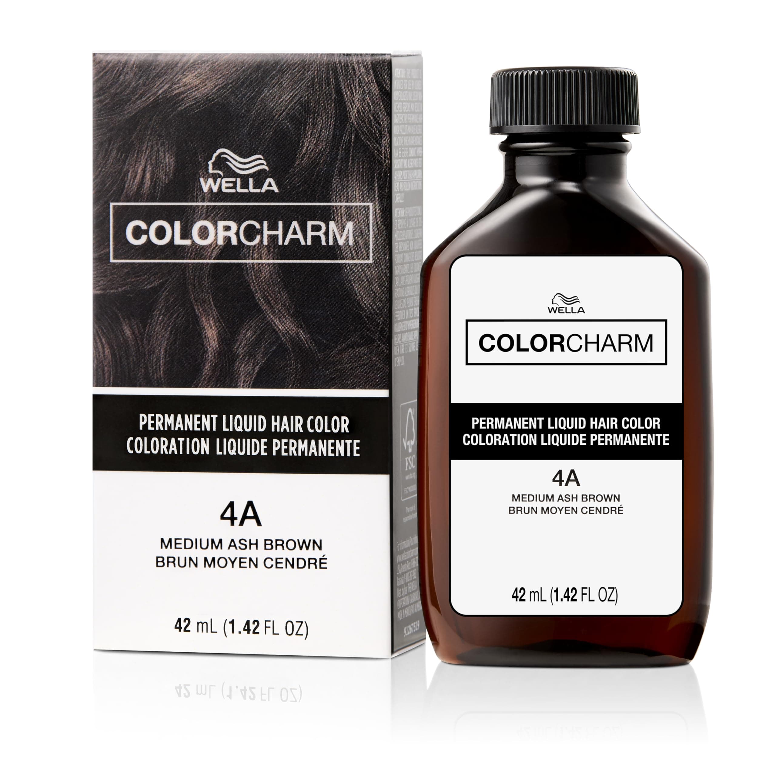 Permanent Liquid Hair Color for Gray Coverage, Brown