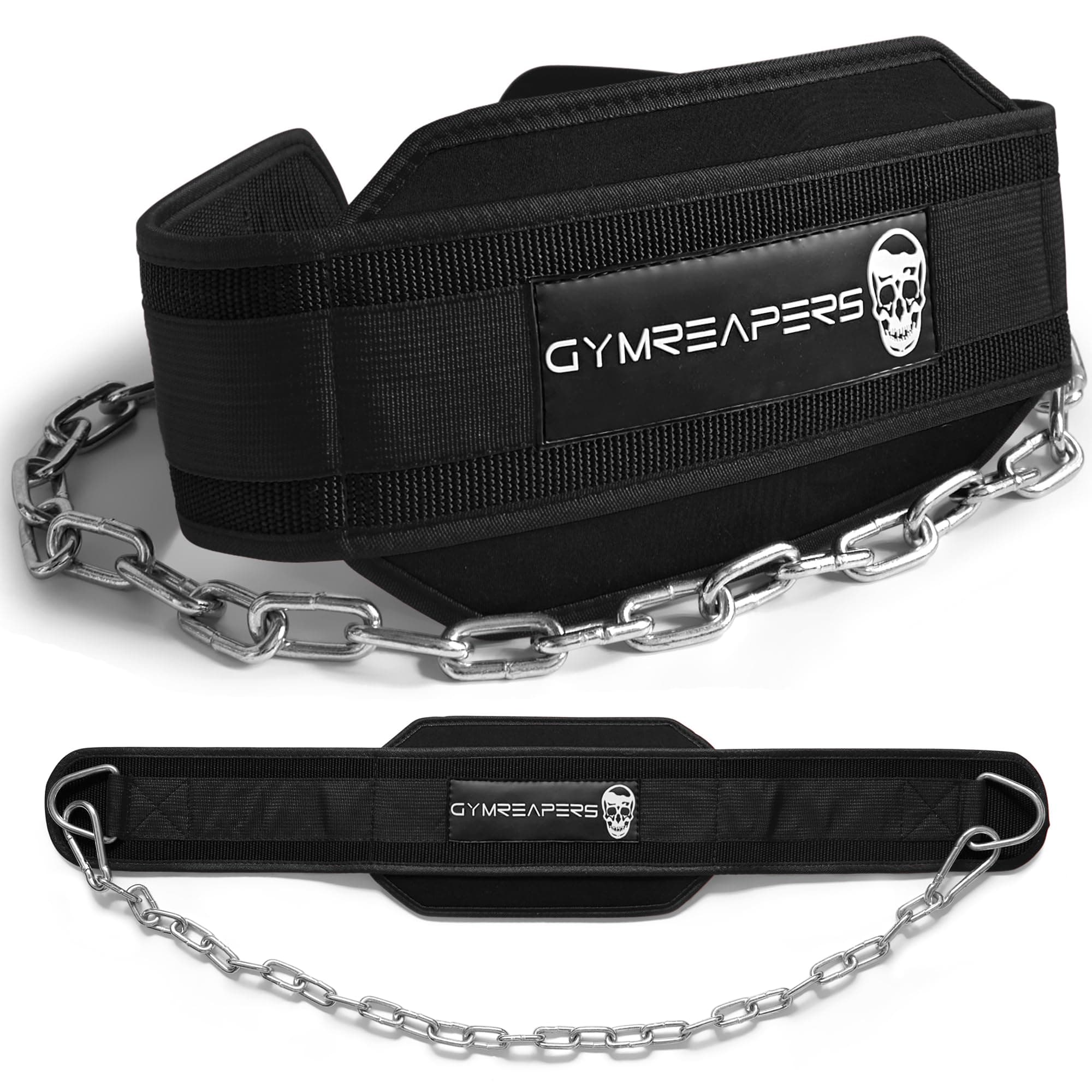 Dip Belt With Chain For Weightlifting, Pull Ups, Dips - Heavy Duty Steel Chain For Added Weight Training
