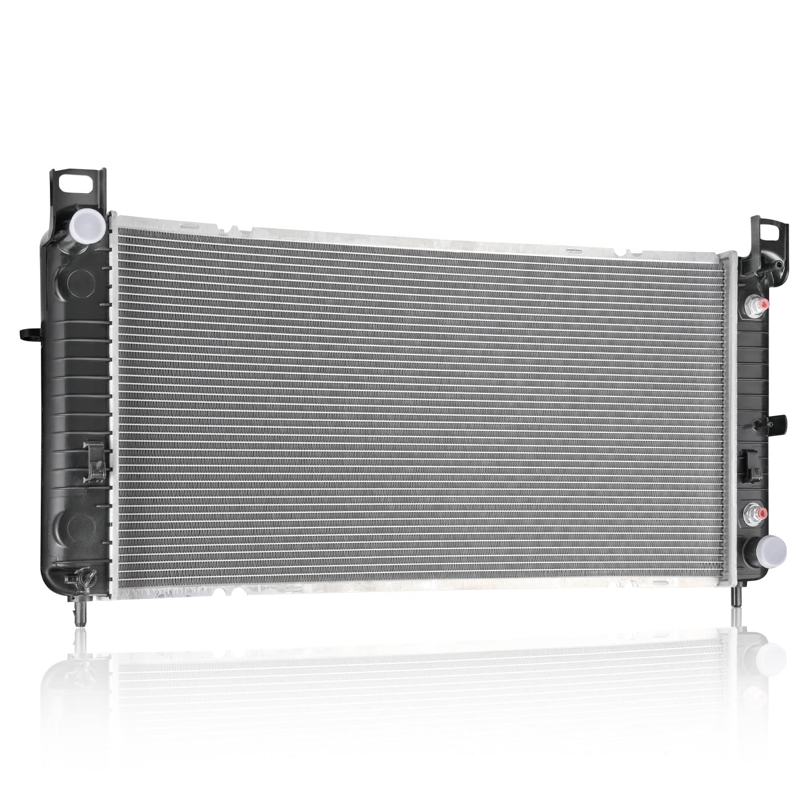 34" Core Radiator Complete Assembly Compatible with 2002-2005 Escalade 5.3L 2002-2006 Escalade 6.0L 2007-2008 Escalade 6.2L Replace# 2423