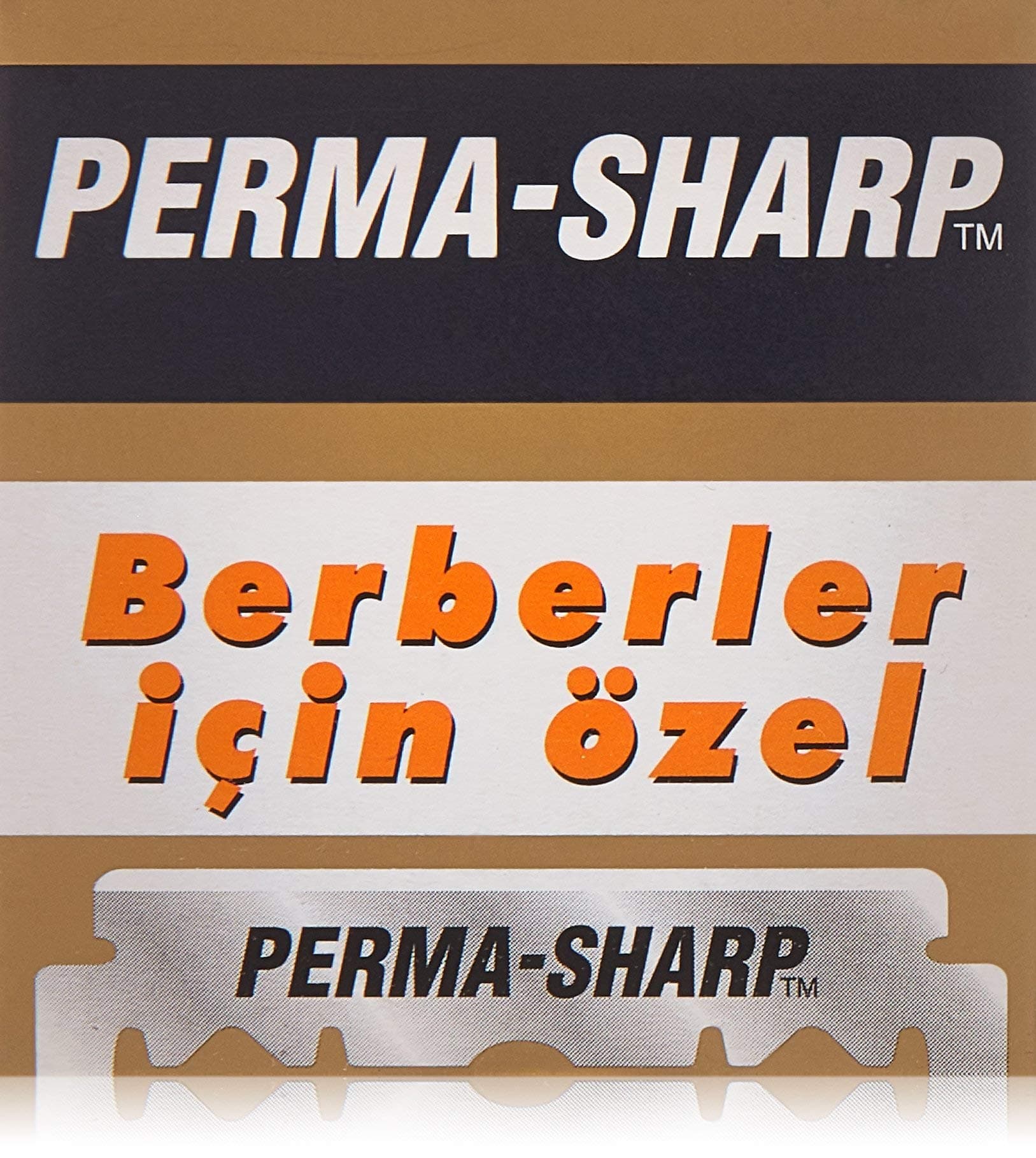 Perma Sharp Professional Razor Blades Pack of 100