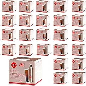 iSi North AmericaNitro Charger with Nitrogen Gas for use with Nitro Whip, Case of 24-16 Packs