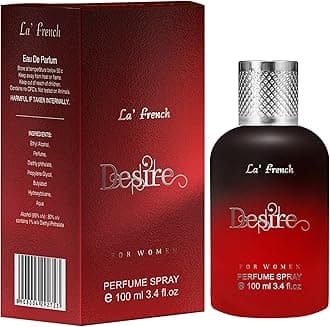 LA' French Desire Eau De Perfume For Women 3.38Fl Oz /100 ml (Pack of 1)