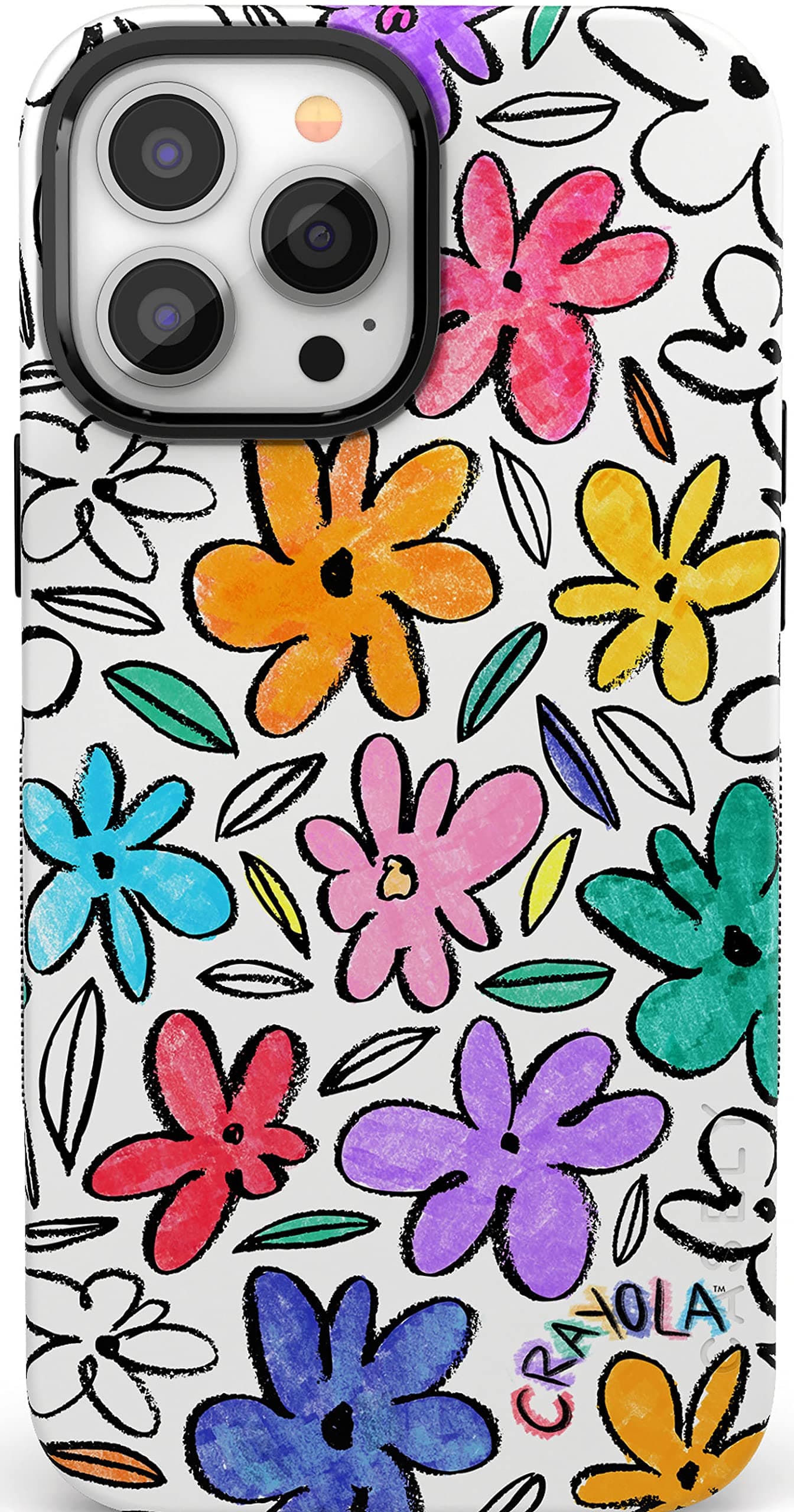 Casely iPhone 14 Pro Max Case | Outside The Lines | Crayola Marker | Bold Protective Design | Compatible with MagSafe