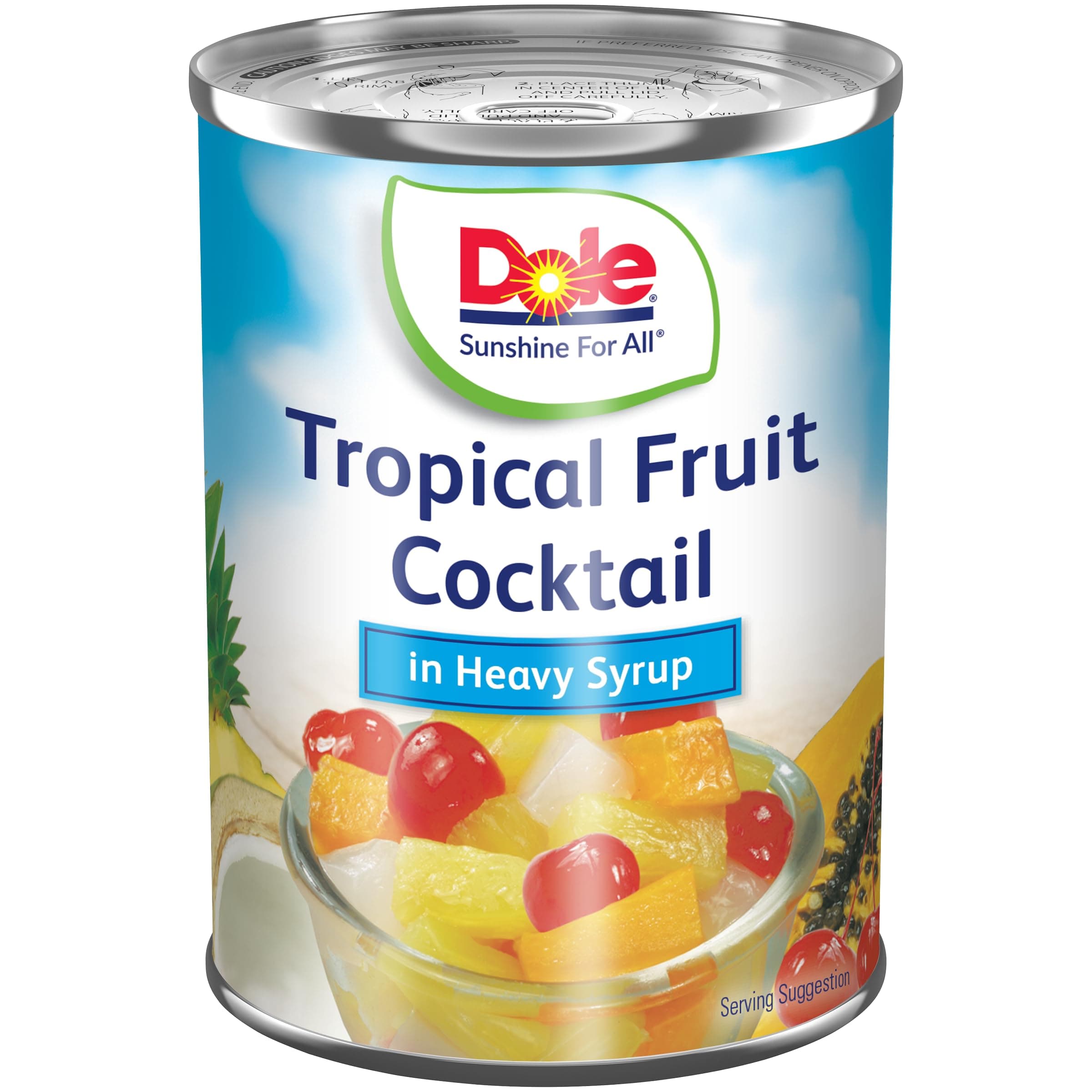 Dole Tropical Fruit Cocktail with Cherry, 836 g