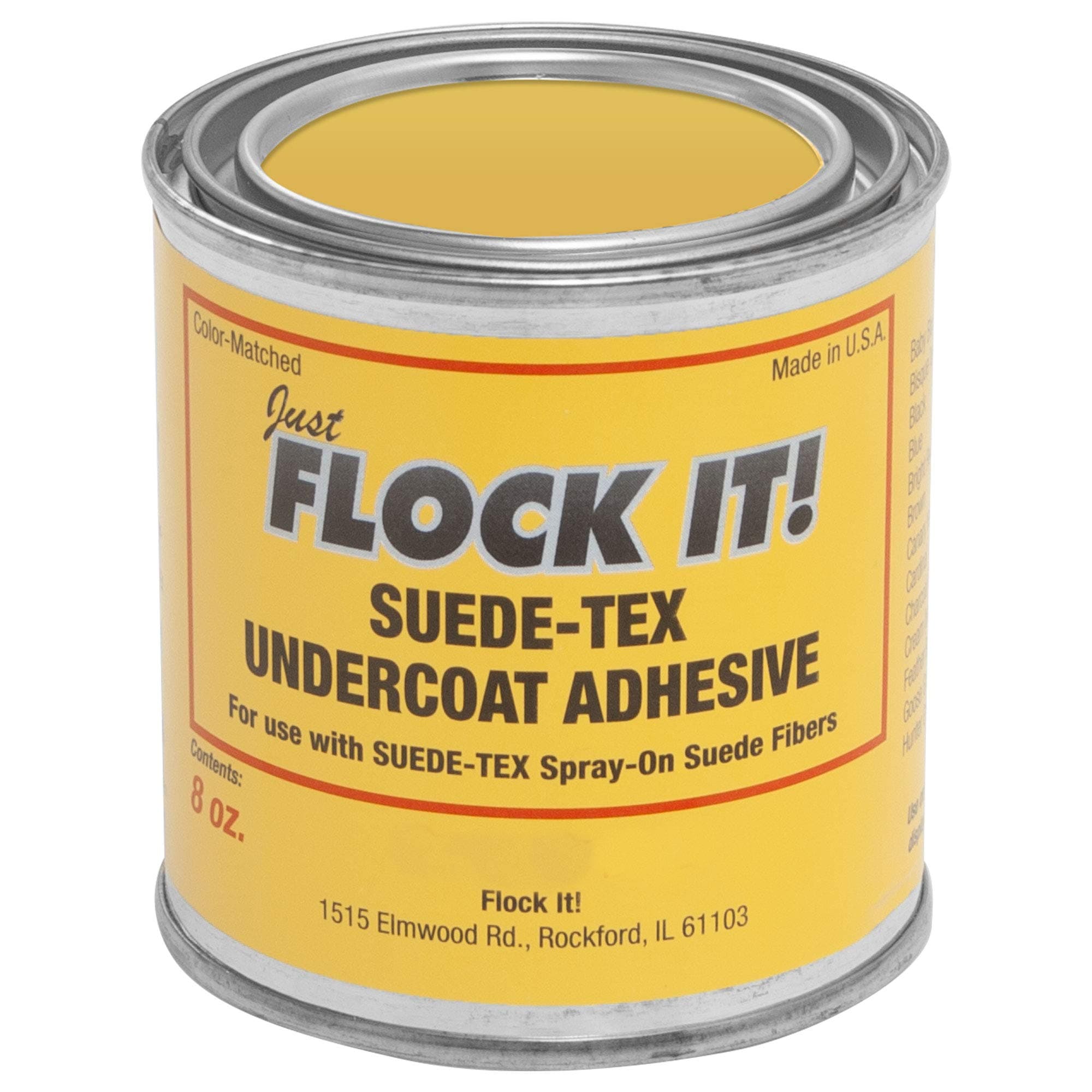 Suede-Tex Undercoat Adhesive - Black - 8 OZ Can