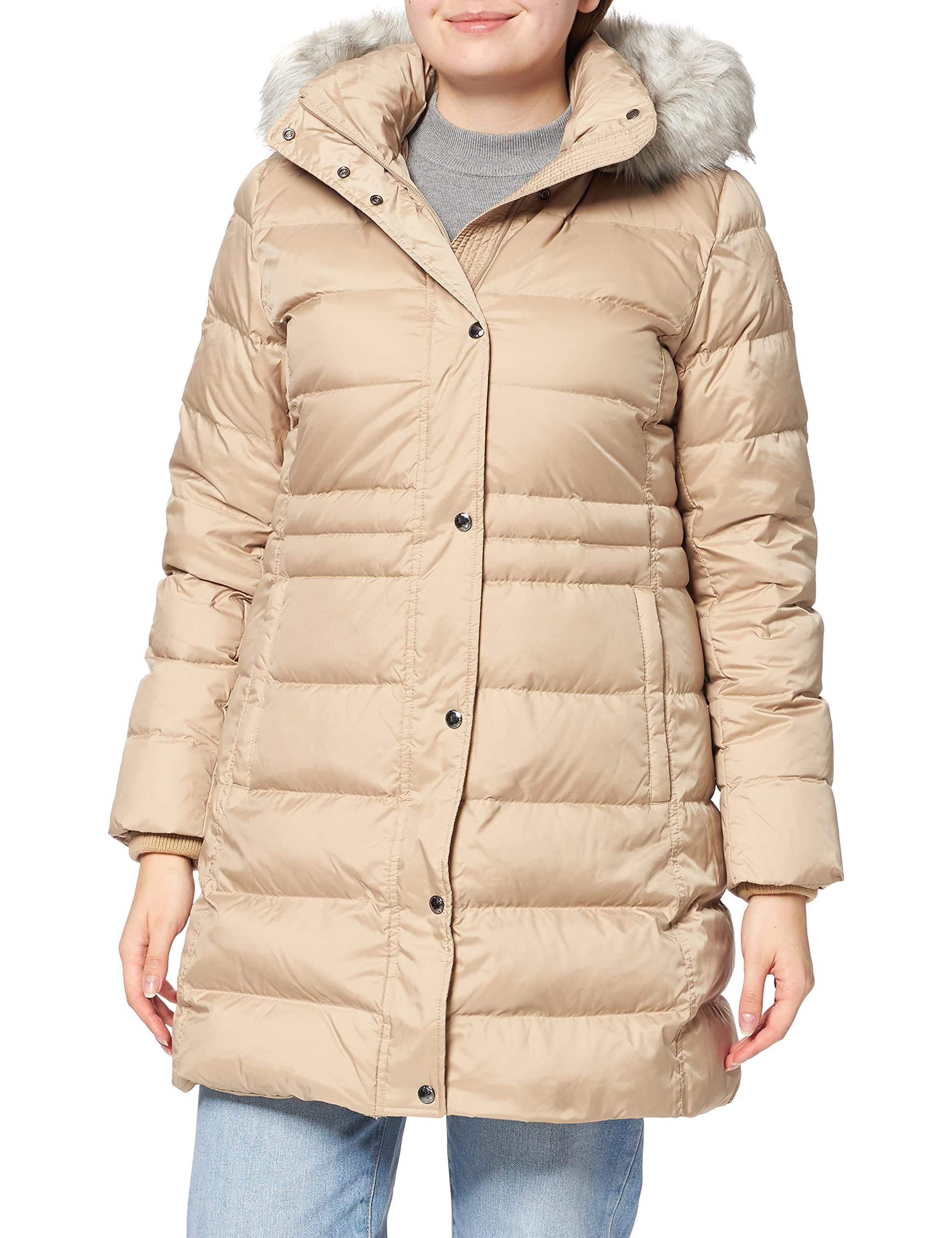 Women's Th Ess Tyra Down Coat with Fur Jacket