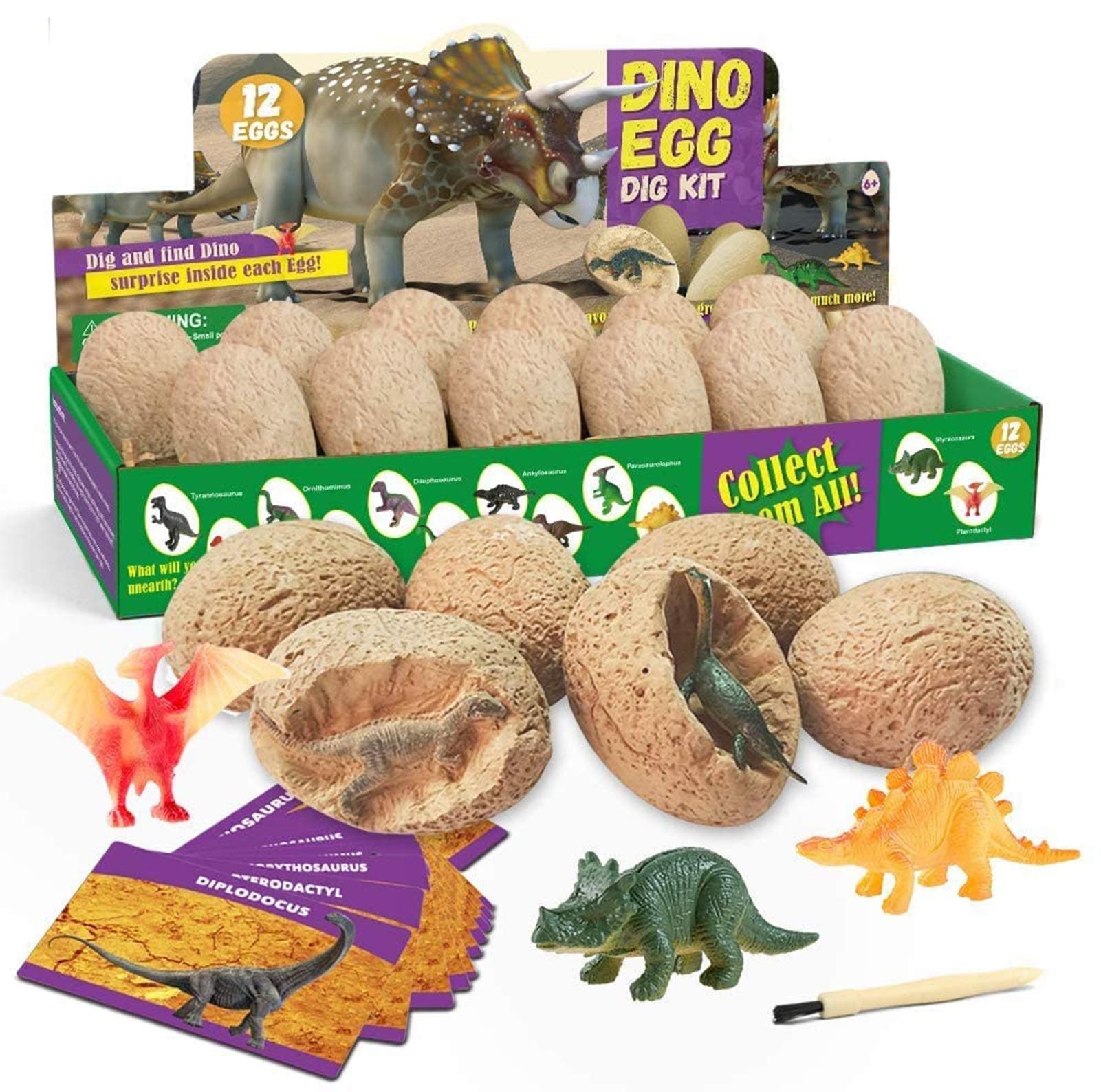 HOOME 12 Dinosaur Excavation Kits