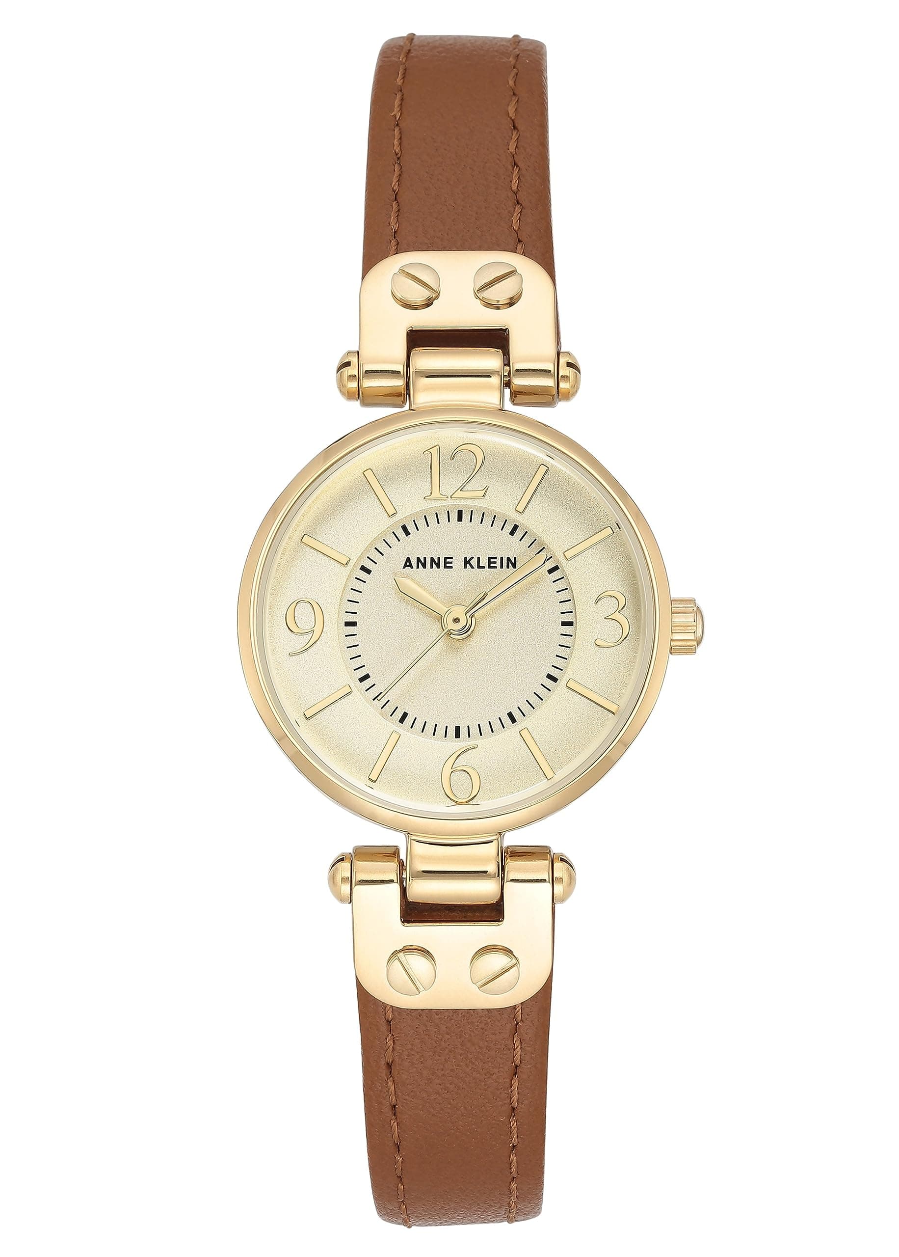 Brown Leather Strap Watch