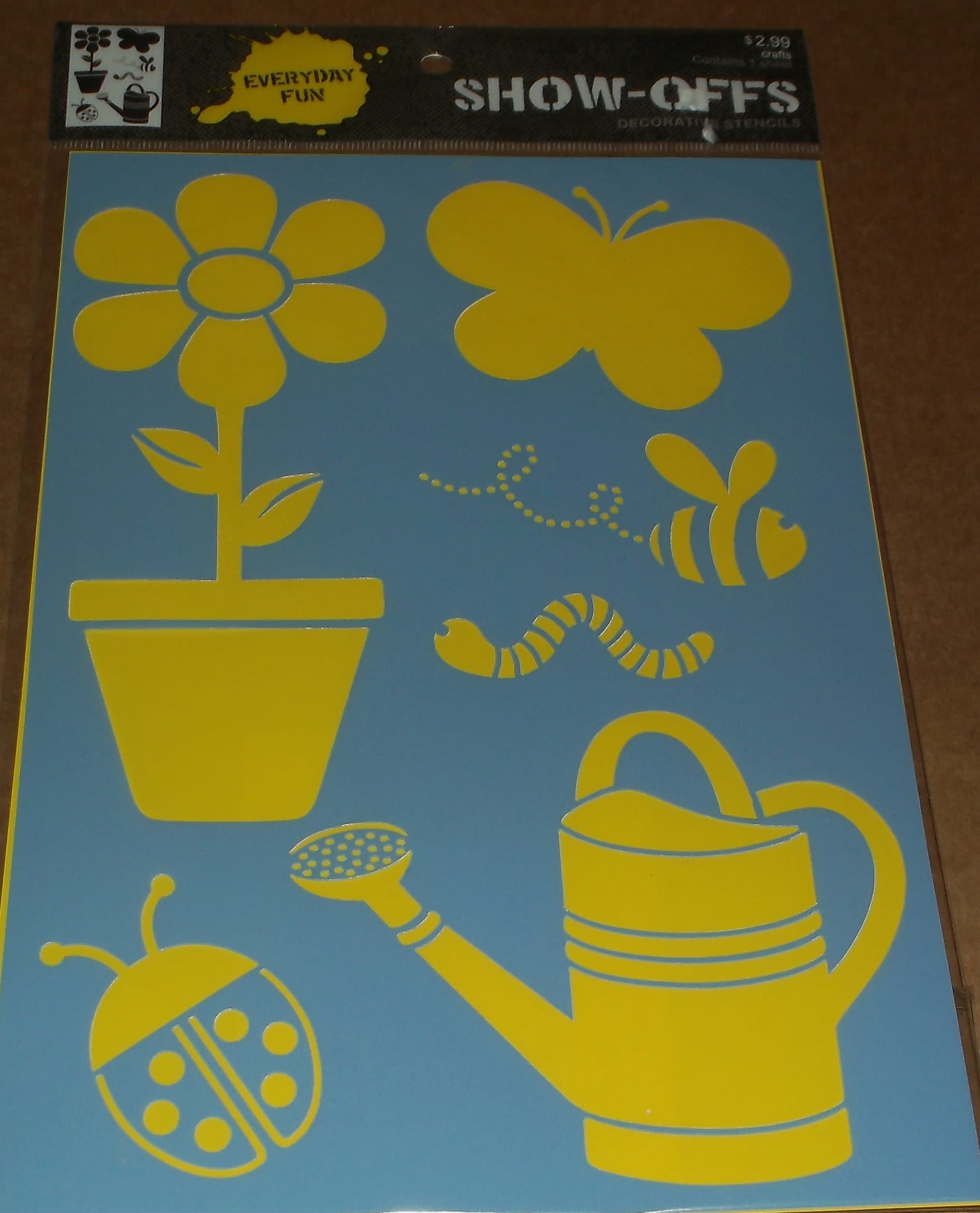 Everyday Fun Show Offs Decorative Stencil - Garden