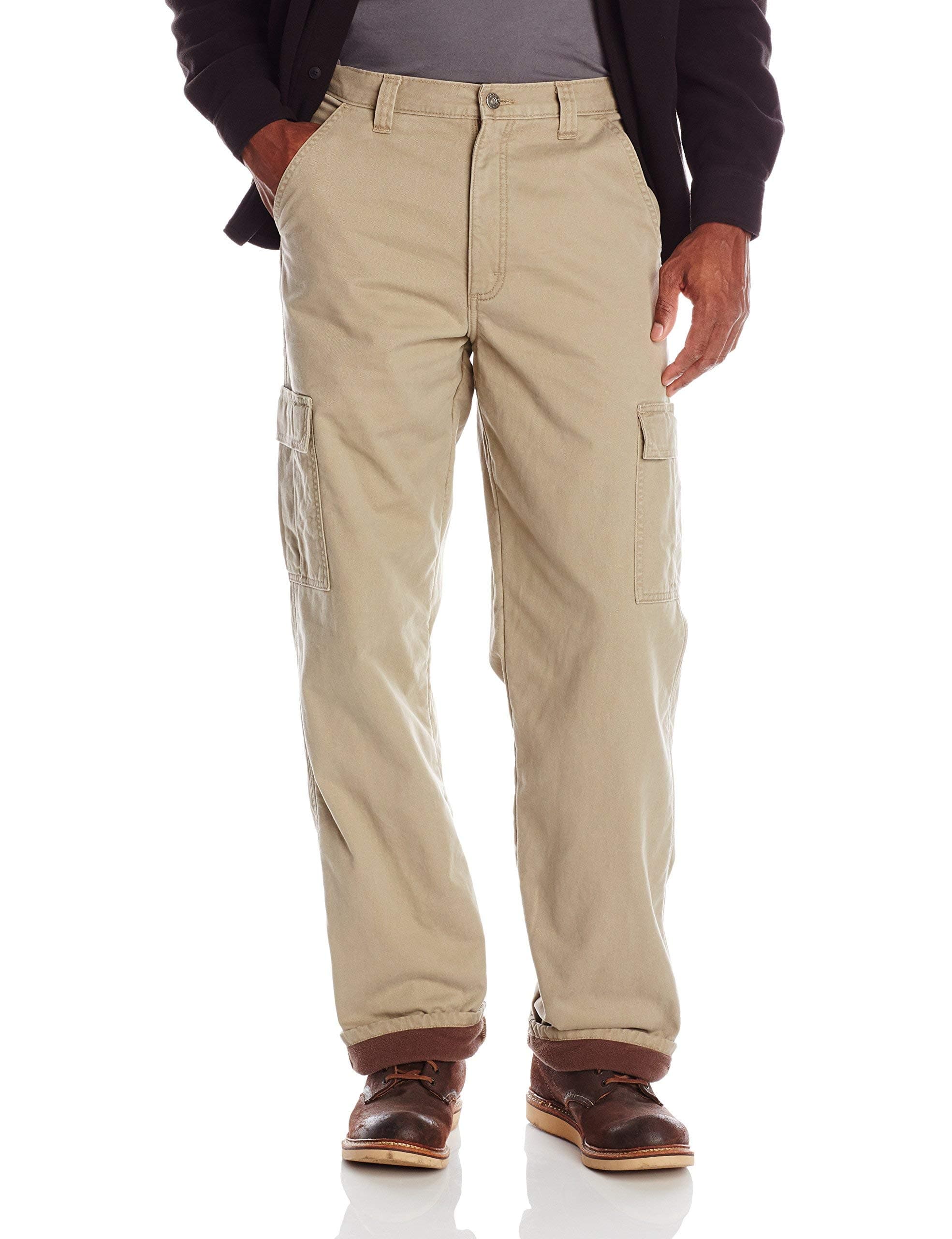 Wrangler Authentics Men's Fleece Lined Cargo Pant