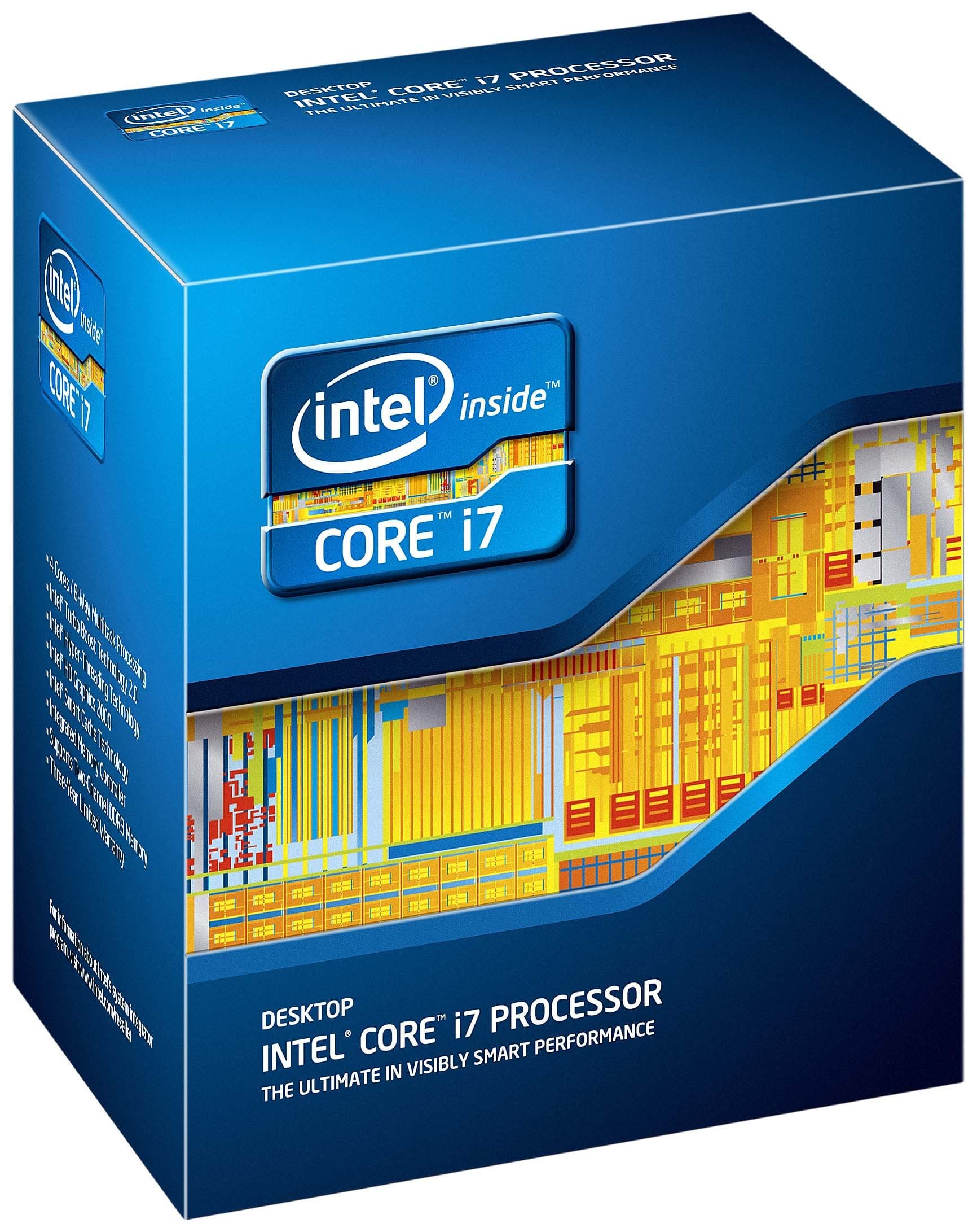 Intel Processor - 1 x Core i7 2600/3.4GHz - LGA1155 Socket - L3 8MB - OEM