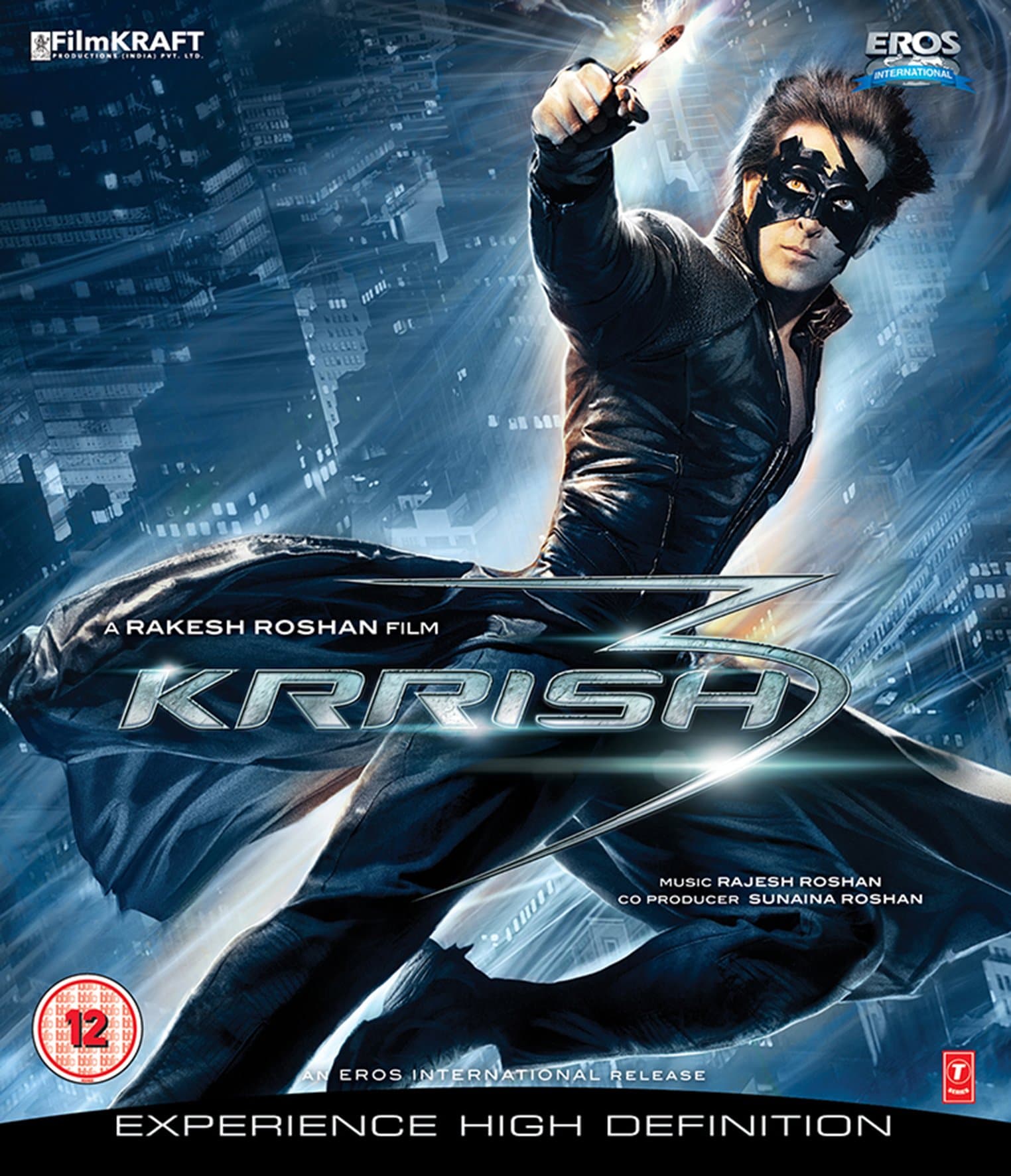 Krrish 3 Original Hindi Blu Ray Fully Boxed (2 Disc Edition)