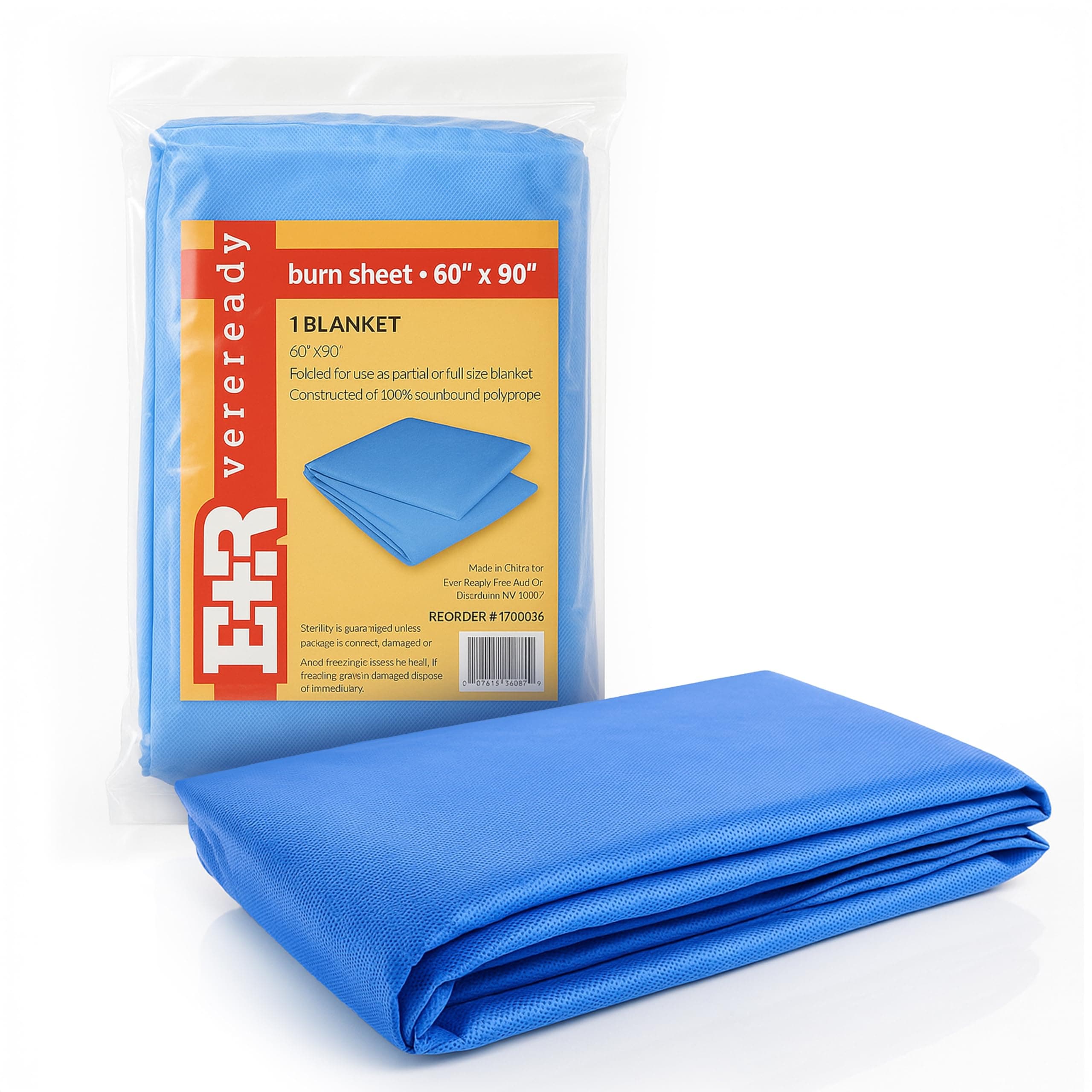 Ever Ready First Aid 滅菌バーンシートブランケット – 60インチ x 90インチ