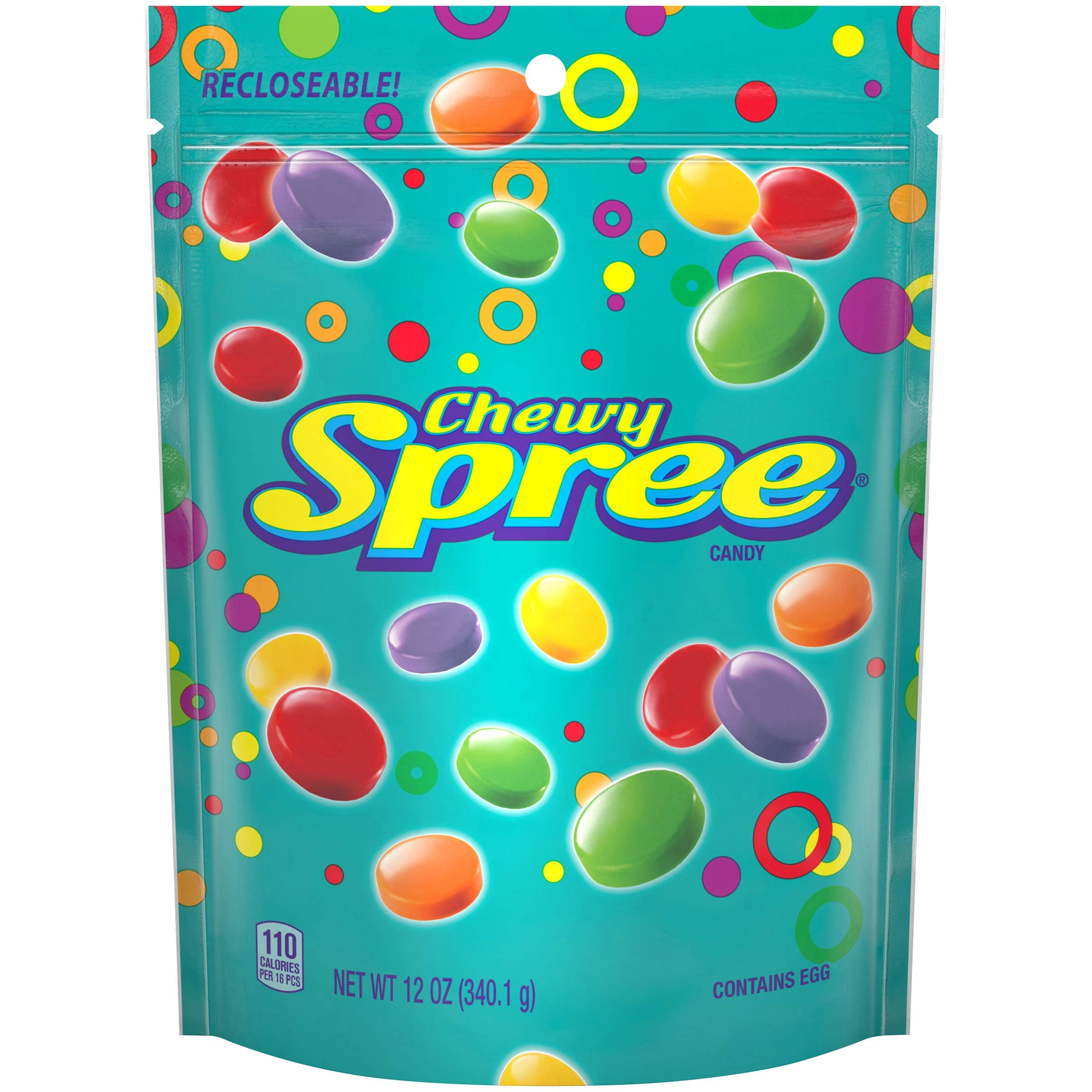 Wonka Spree Chewy candy Original Candy, Candy that is a kick in the mouth, 12 oz