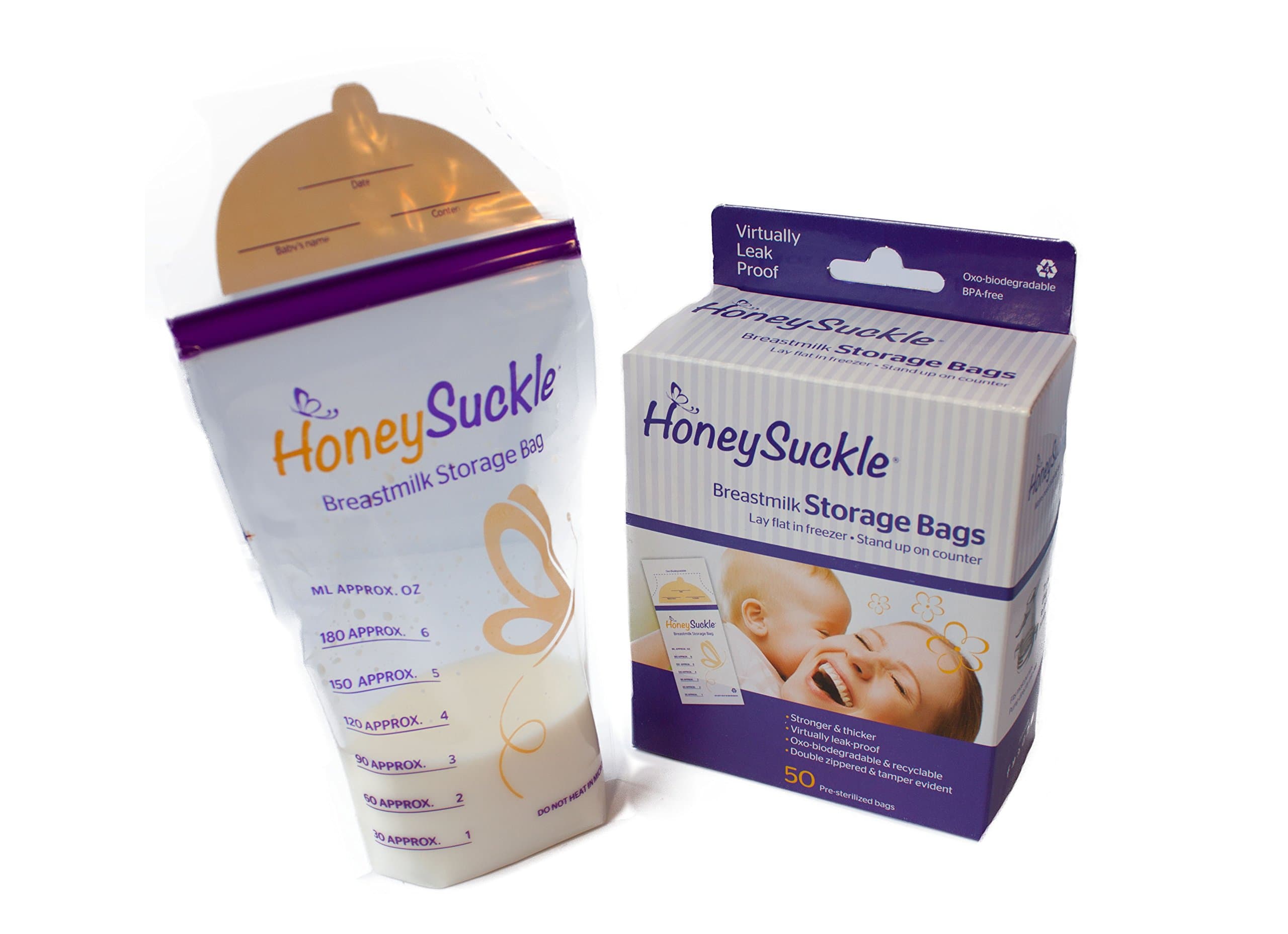 Honeysuckle Breast Milk Storage Bag 600 Count