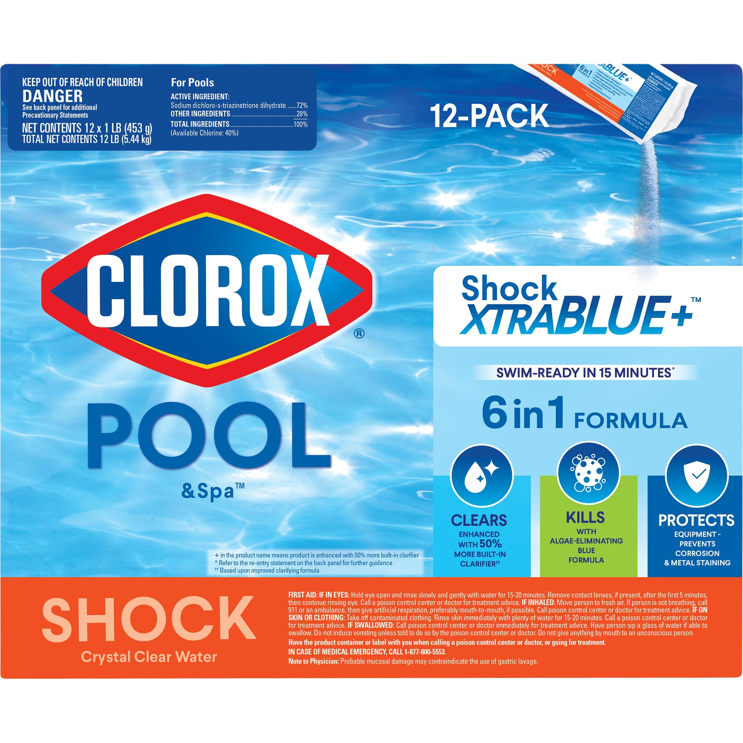CLOROX® Pool&SPA™ Shock XTRABLUE®2