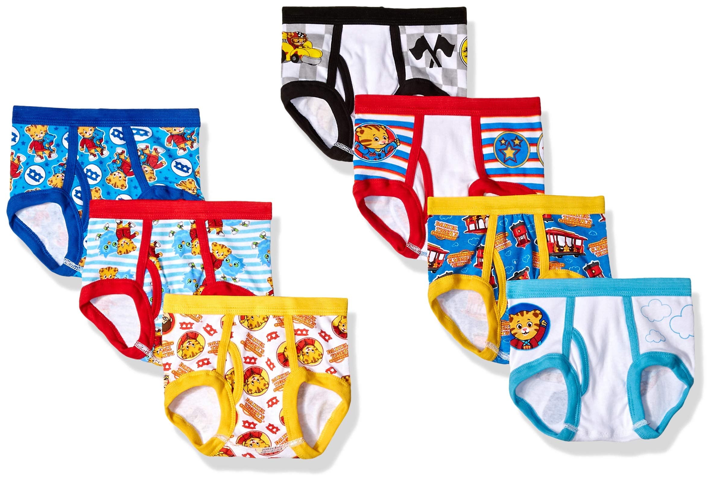 Daniel Tiger Boys' Toddler 7-Pack Brief
