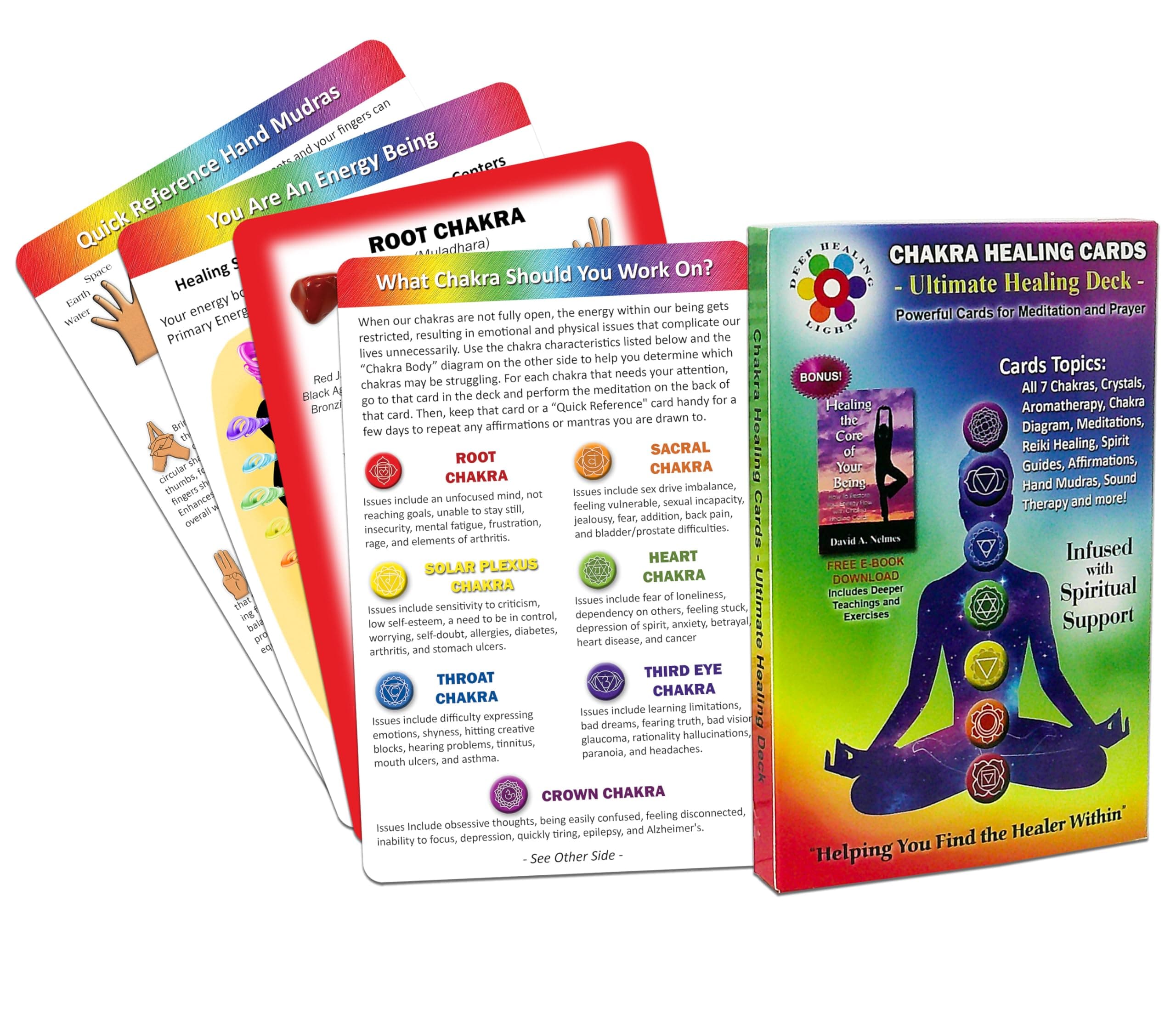 Chakra Healing Kit - Seven Card Collection
