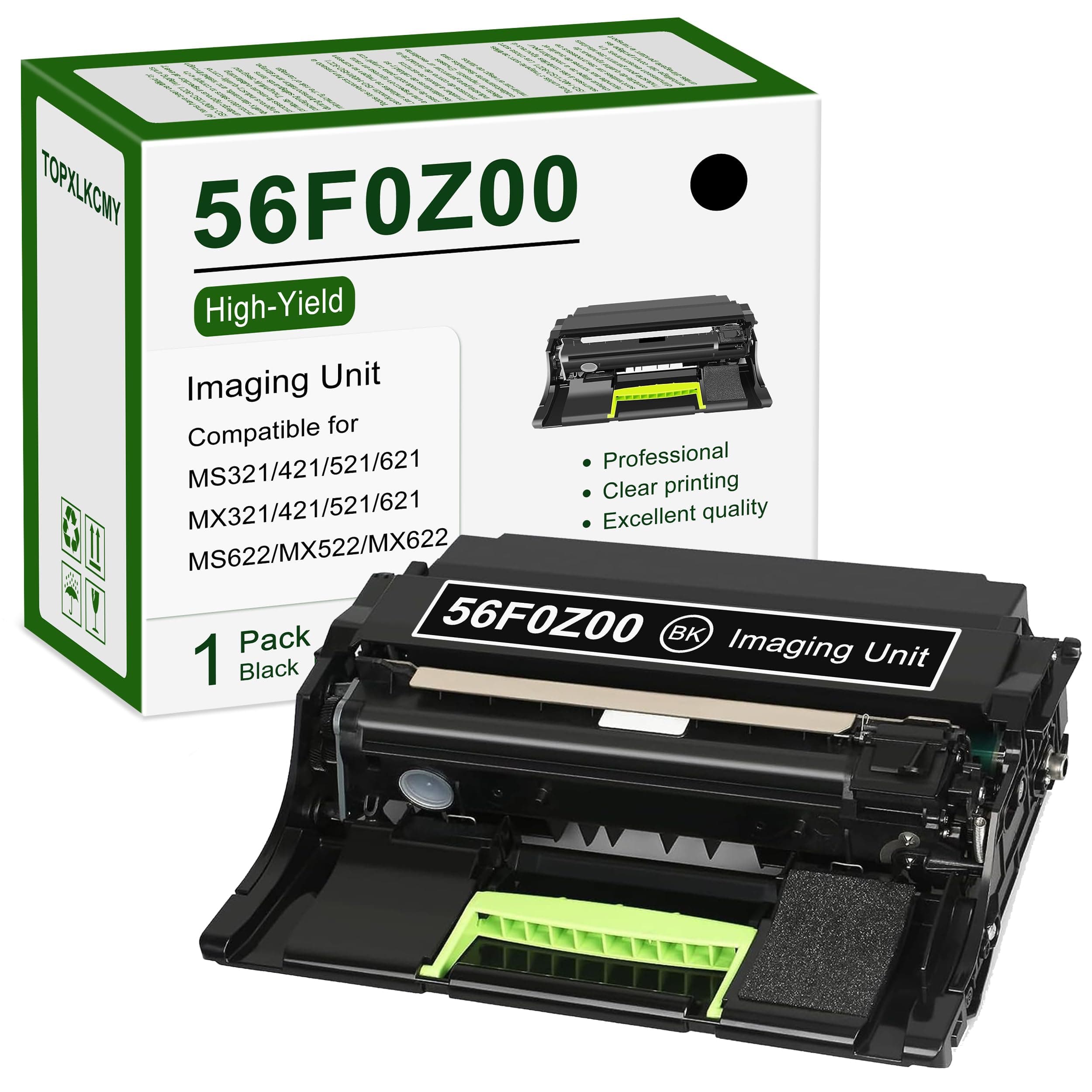 Sponsored Ad - 56F0Z00 Imaging Unit (High Yield, Black) 1-Pack Replacement for Lexmark MS321dn, MS421dn, MS421dw, MS521dn, MS621dn, MS622de, MX321adn, MX321adw, MX421ade, MX521ade, MX522adhe, MX622adhe Printer