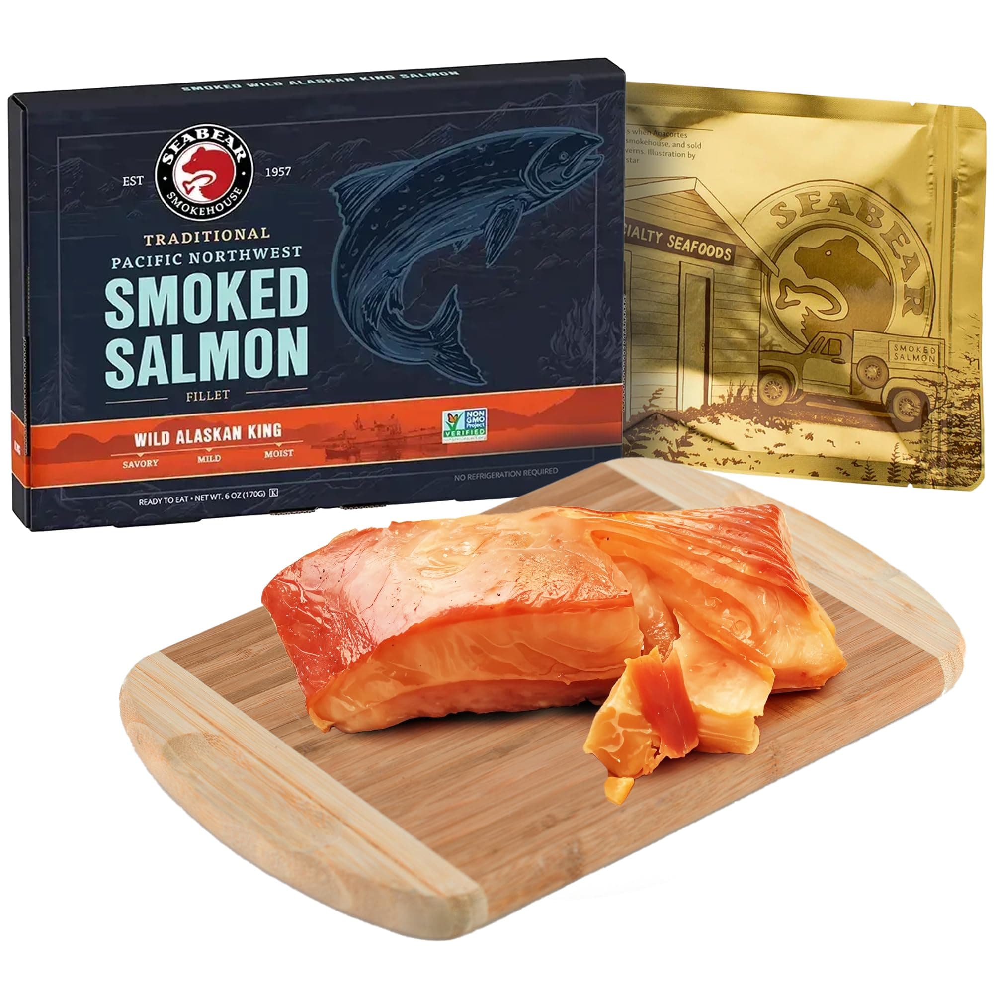 Smoked King Salmon - 6oz