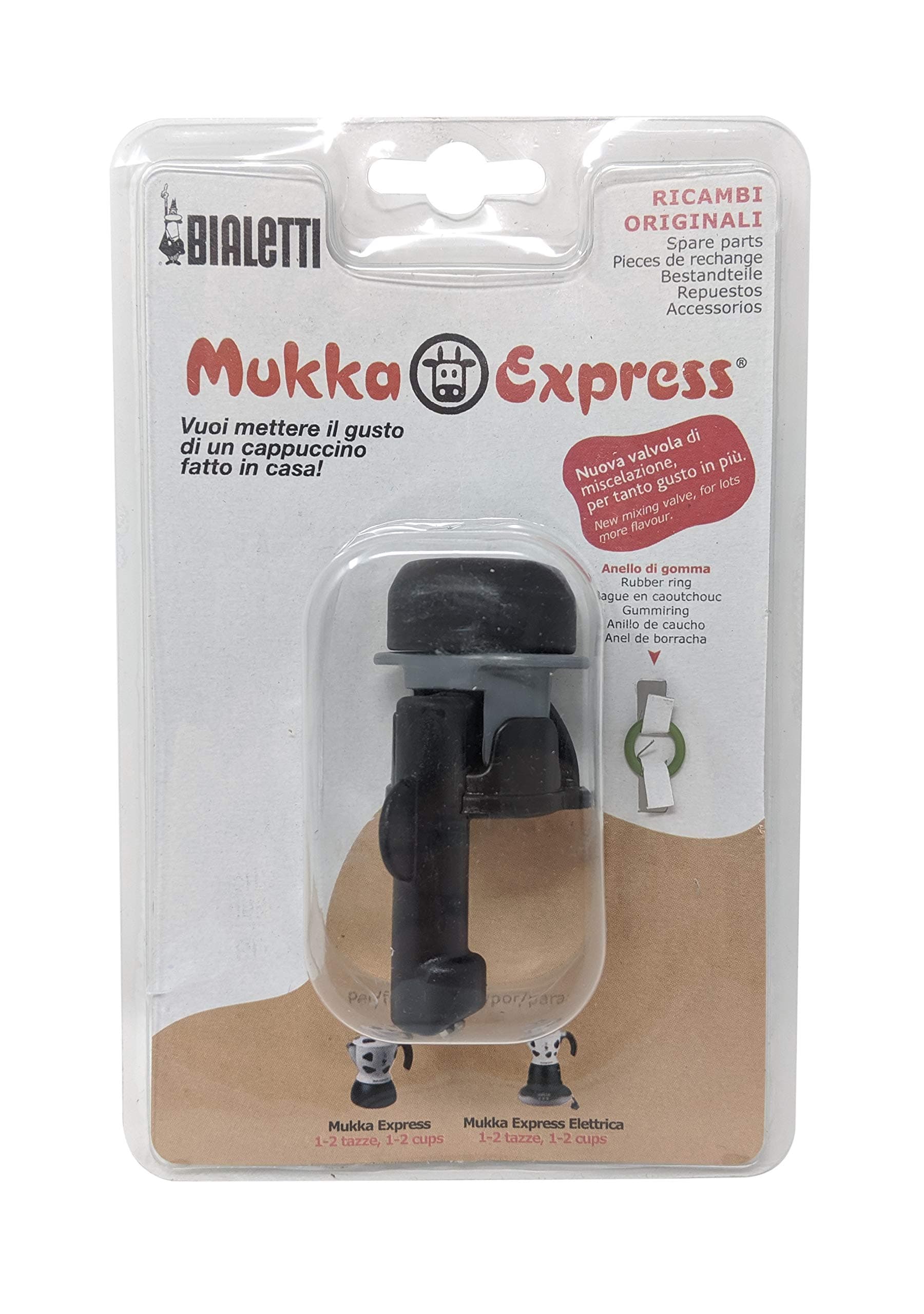 Bialetti - Replacement Valve for 1 or 2 Cup Mukka Express or Mukka Express Elettrica