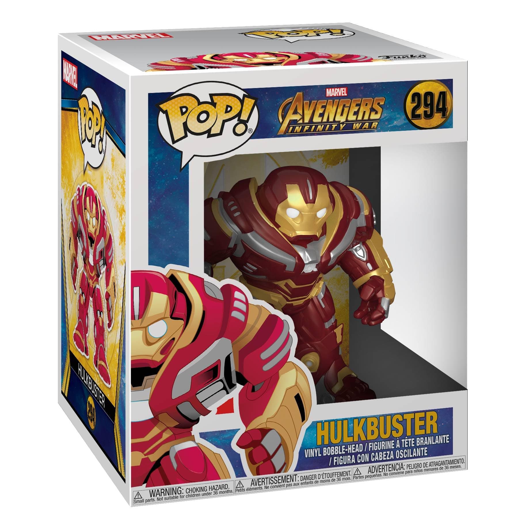 Pop! Marvel: Avengers Infinity War 6" Hulk Buster Figure, Multicolor