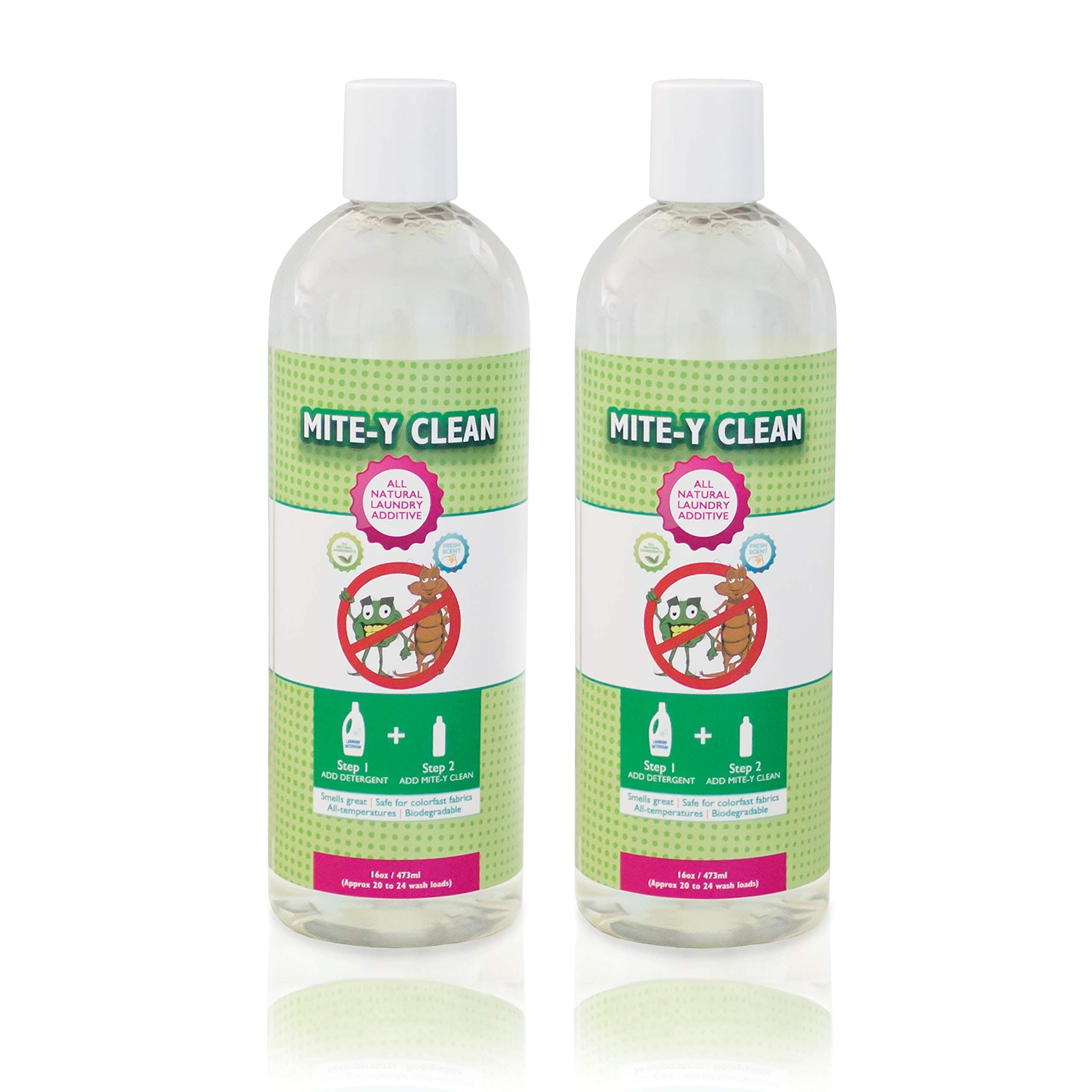 Mitey Clean All-Natural Laundry Additive - 2 Pack (32 Fl Oz)