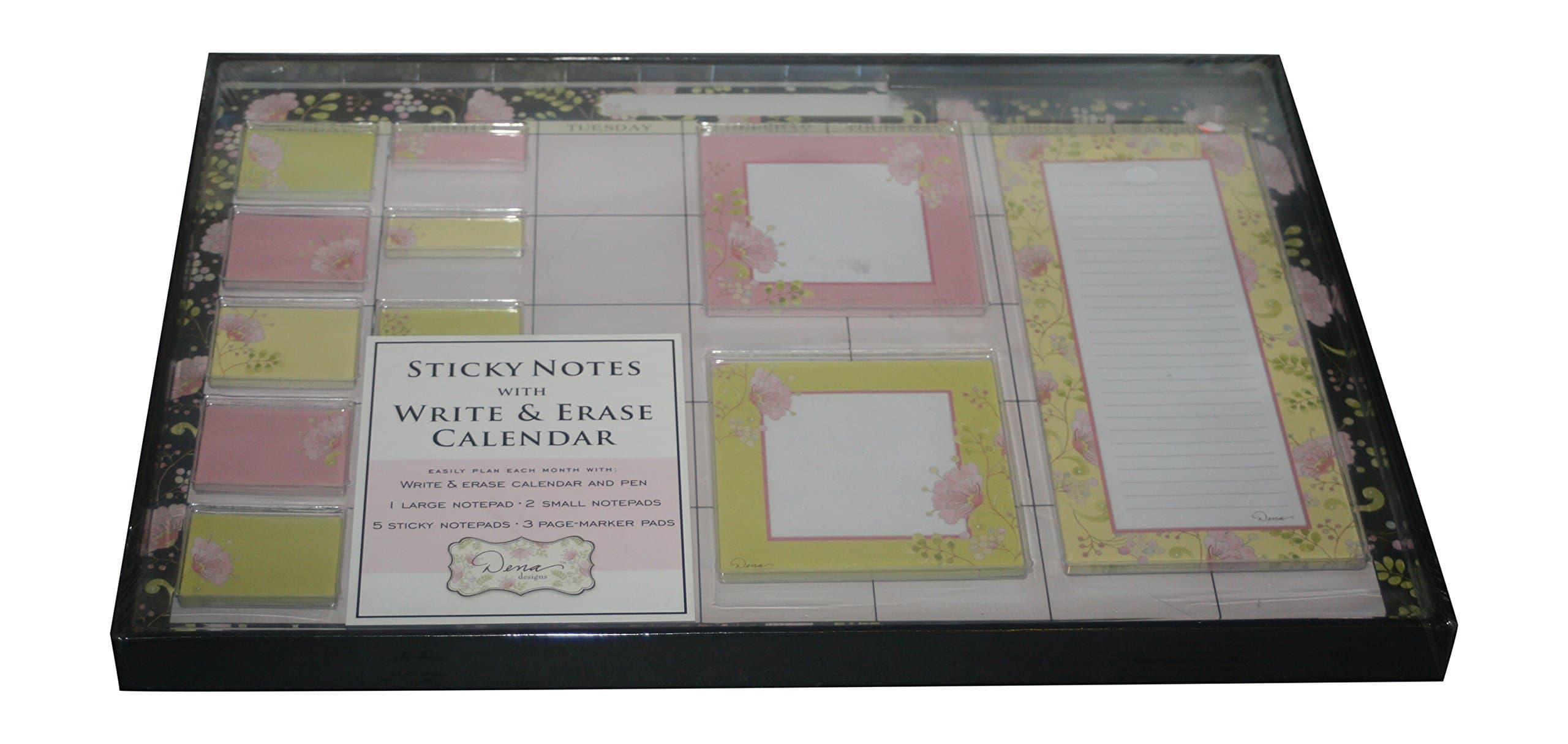 Sticky Notes Set with Write & Erase Calendar