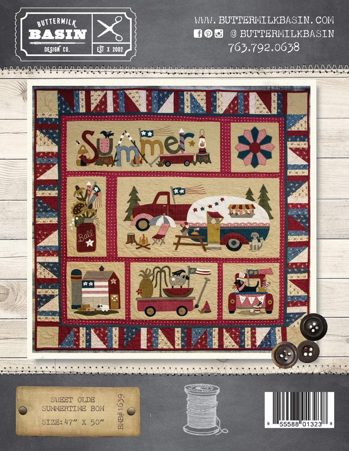 Sweet Olde Summertime Quilt Pattern by Stacy West