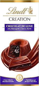 Lindt Creation Chocolat De Luxe (Extra Smooth Milk Chocolate Cake Chocolate Bar), 150g