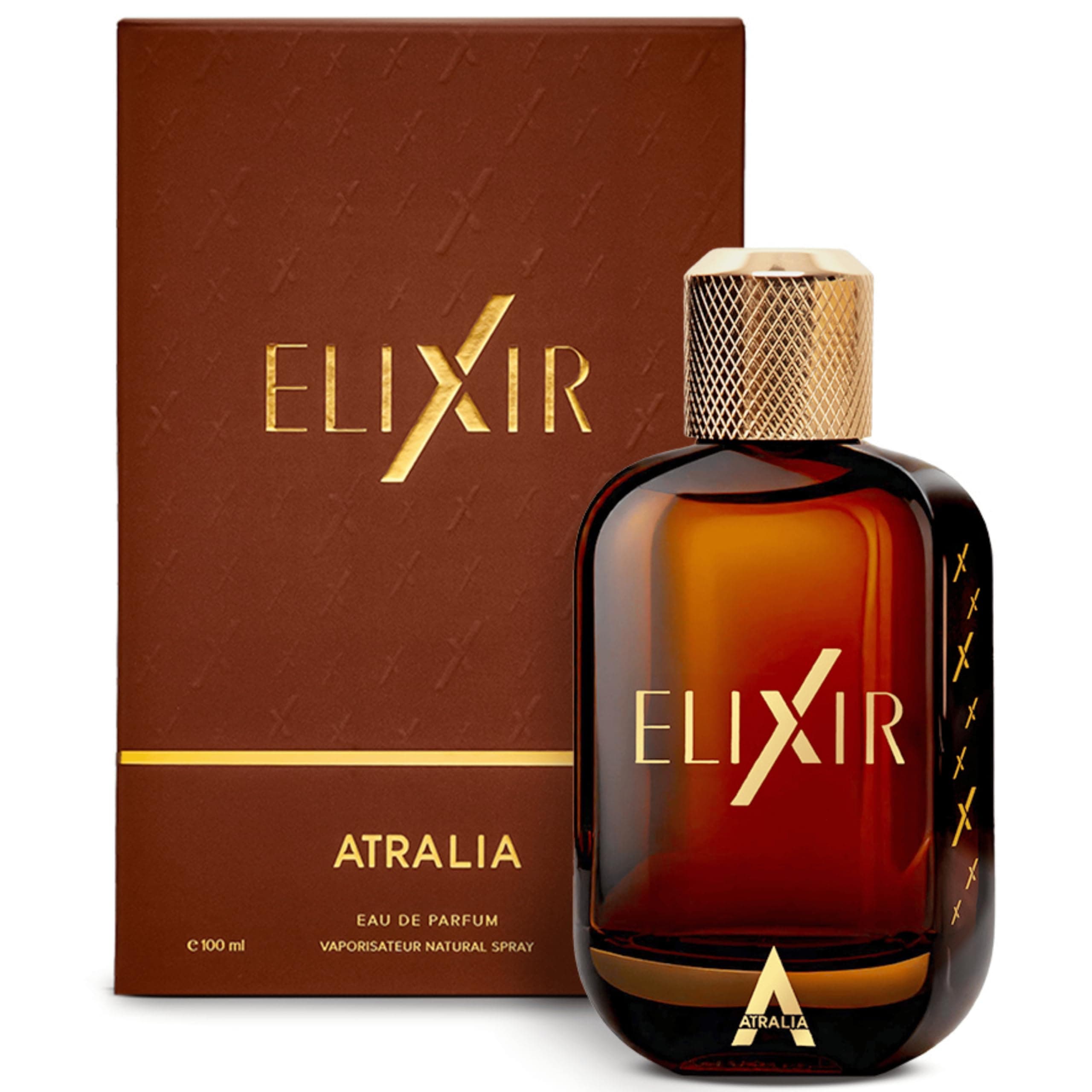 Elixir Eau de Parfum 100ML | Fresh Amber Woody Perfume for Men | Long Lasting Fragrance with Mint, Lavender, Bergamot, Amber & Vanilla