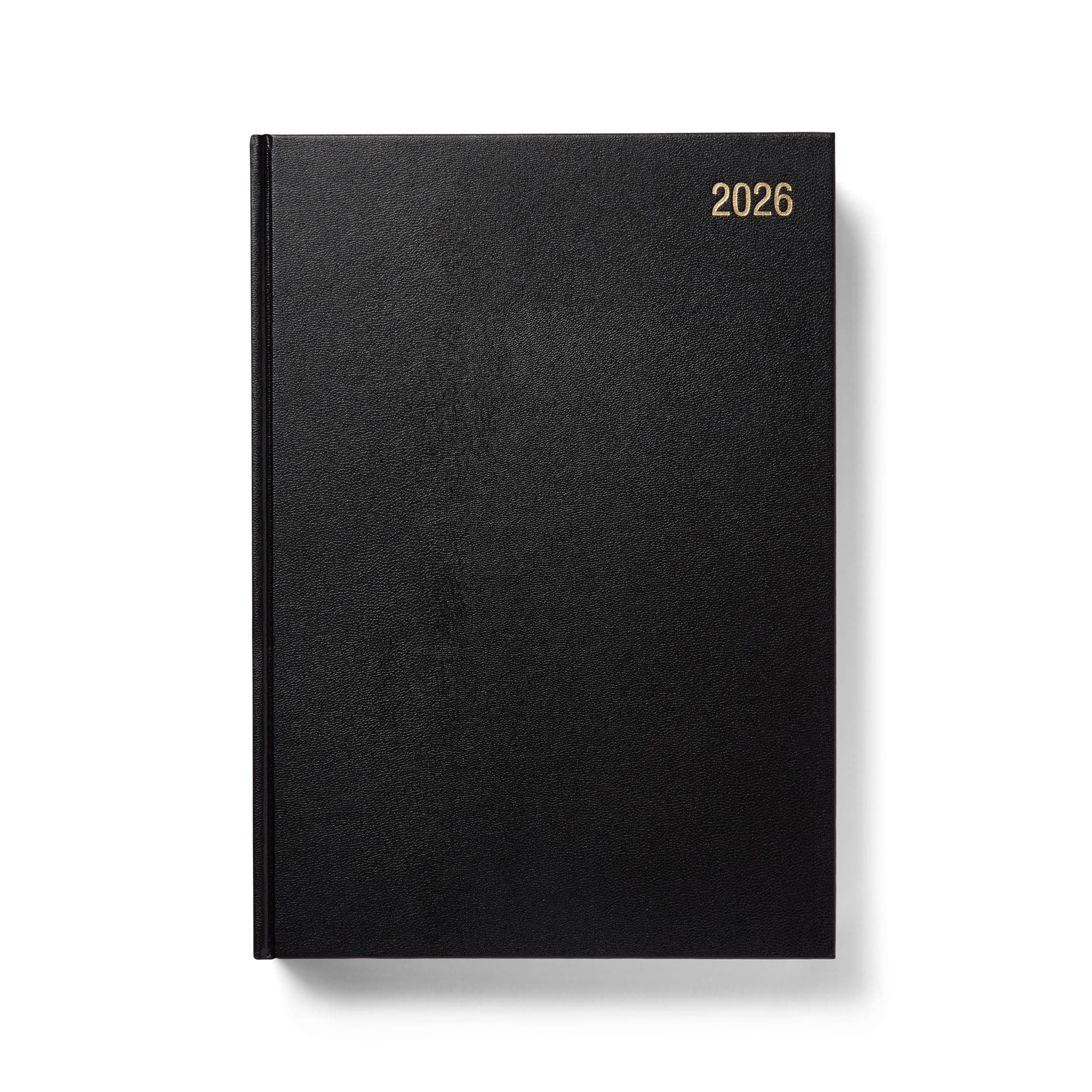 2026 Diary A4 Two Pages per Day Restaurant Planner with Hard Cover | Black