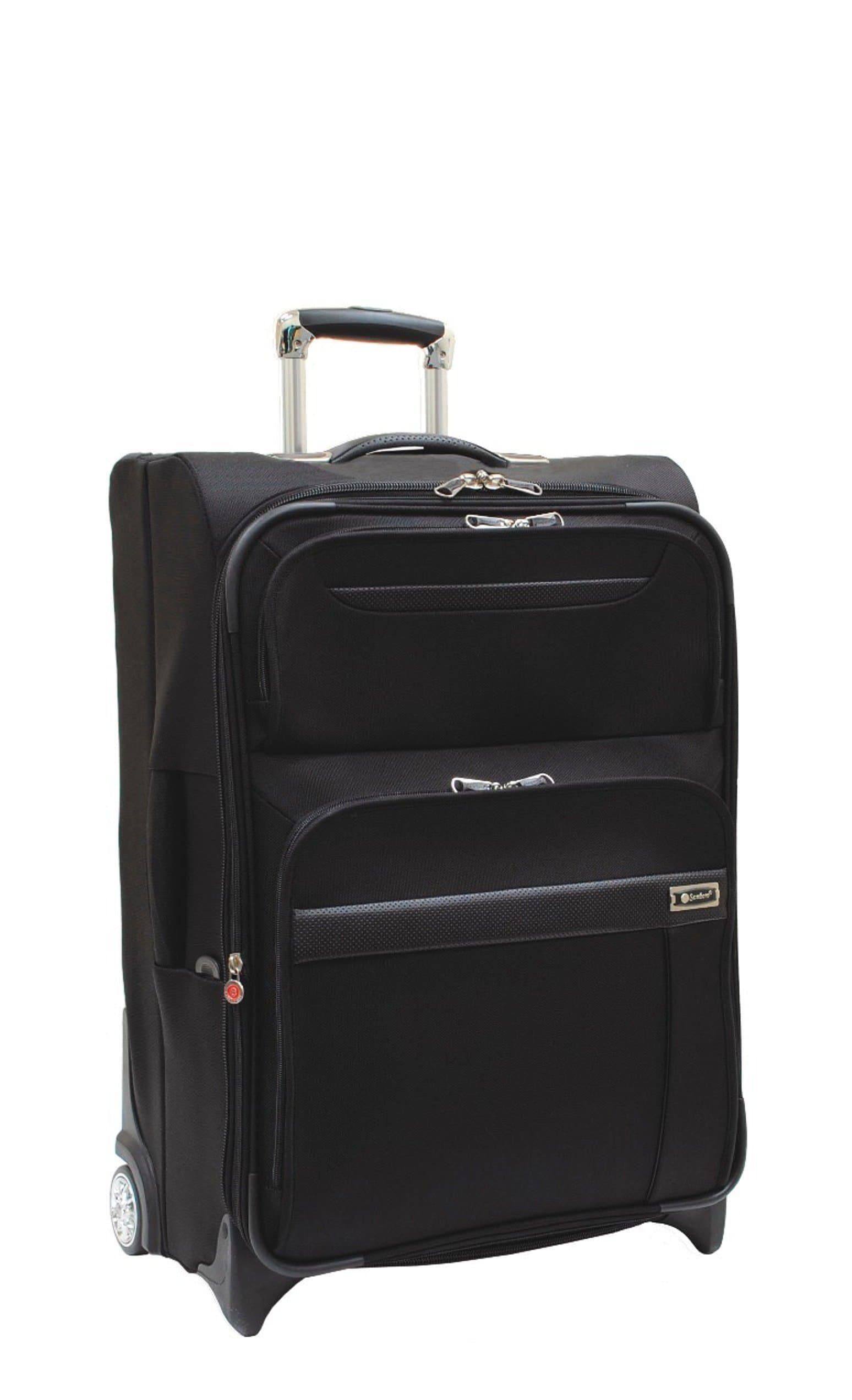 Samboro Executive Lite Lightweight Luggage 26 inches Exp. Upright Pullman - Black Color