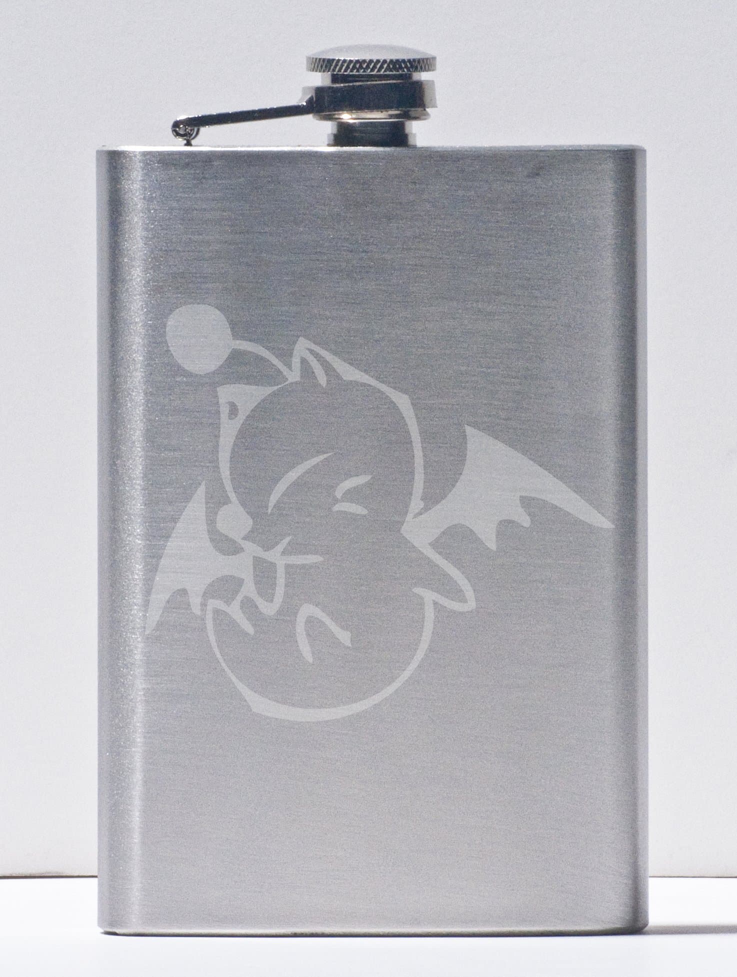 Mog Moogle - 8 Ounce Stainless Steel Flask