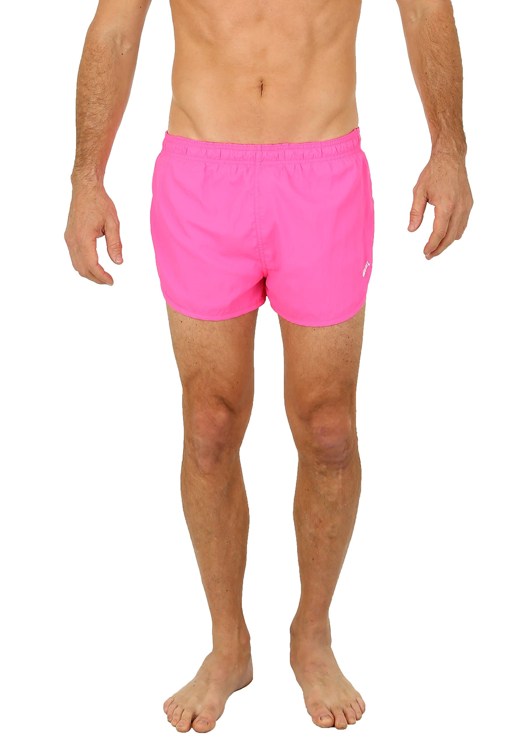 UZZI Men's Basic Running Shorts Swimwear Trunks