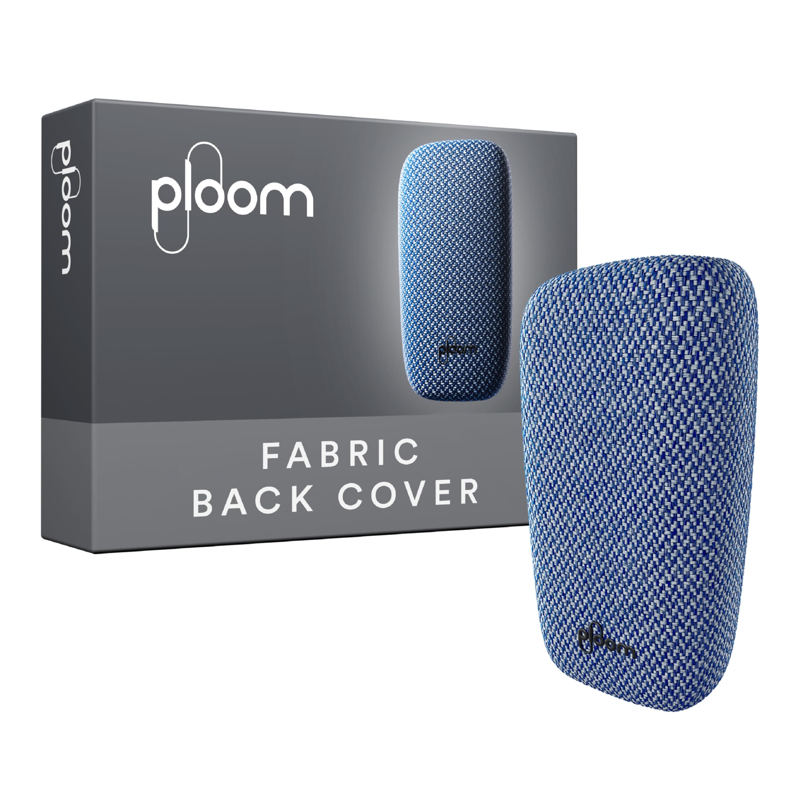 Ploom X Fabric Back Panel - Grip & Device Protection - Blue