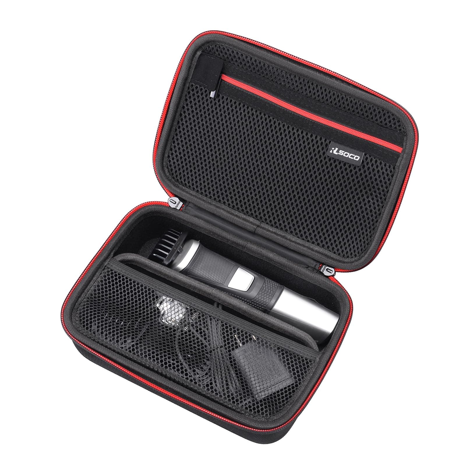 RLSOCO Case for Philips All-in-One Trimmer Series 3000/5000 Grooming Kit-Fits for Philips MG3930,MG3720,MG5950,MG5952 Multigroom 3000/5000,Hard Travel Bag with YKK Zipper for Electric Shaver