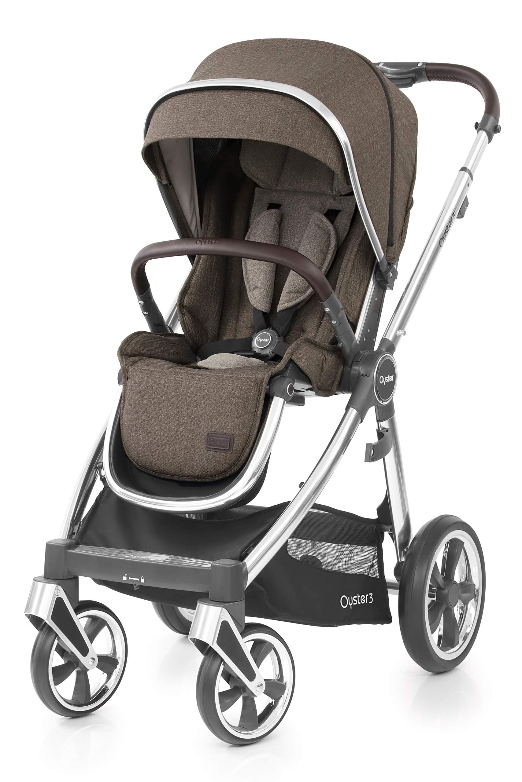 Oyster 3 Truffle on Mirror Chassis