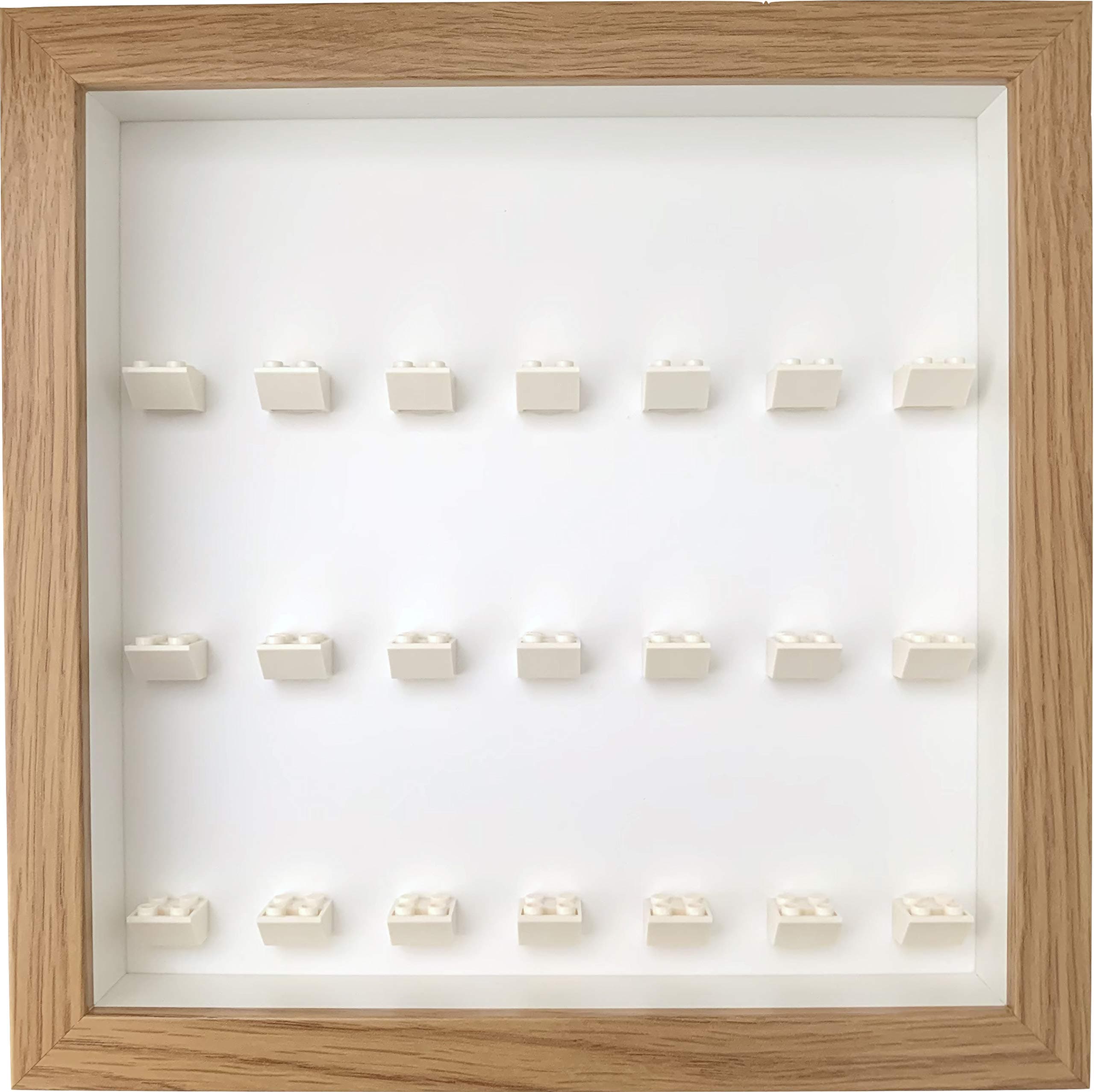 FRAMEPUNK Display Frame compatible with LEGO® minifigures - 21 white