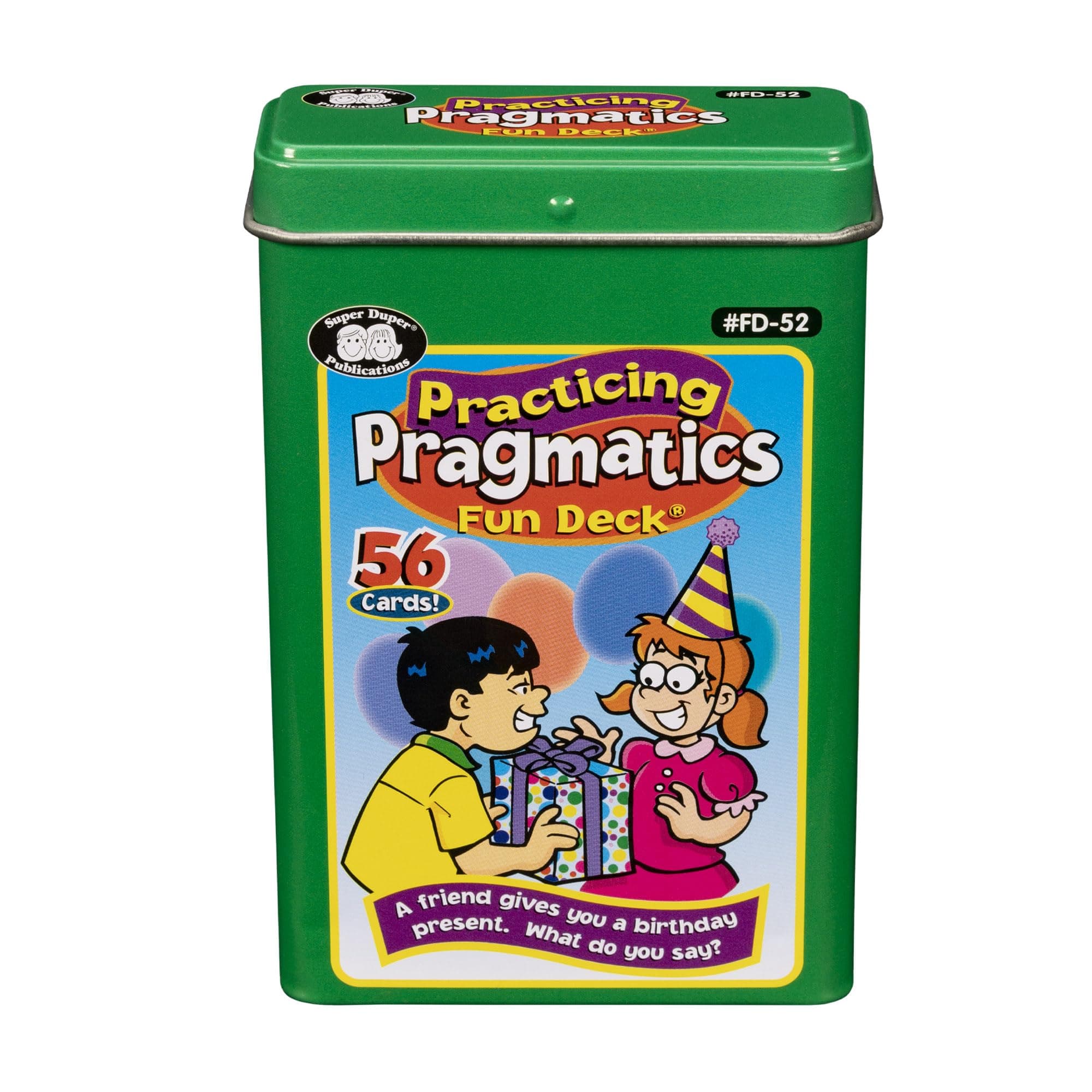 Practicing Pragmatics Fun Deck | Conversation and Social Skills Flash Cards | Educational Learning Materials for Children