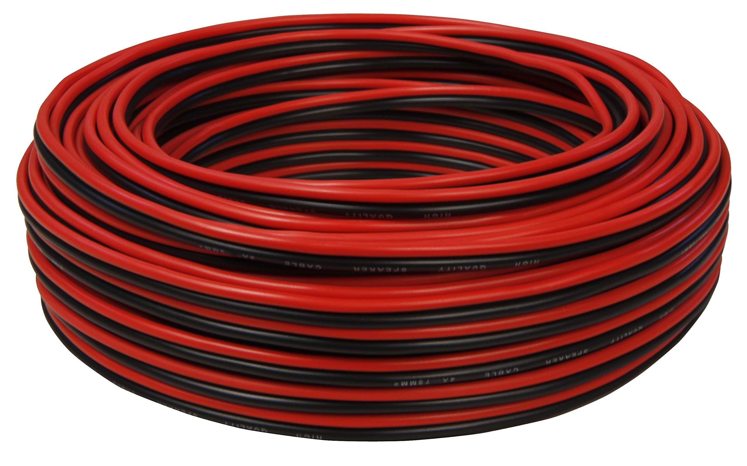 Speaker Cable (Twin Wire) 2 x 1.50 mm² 50 m Red/Black