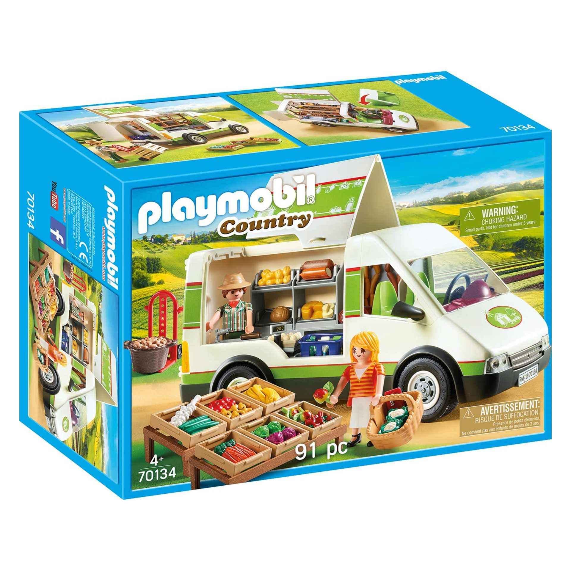Playmobil Country 70134 Mobile Farm Market, For Children Ages 4+