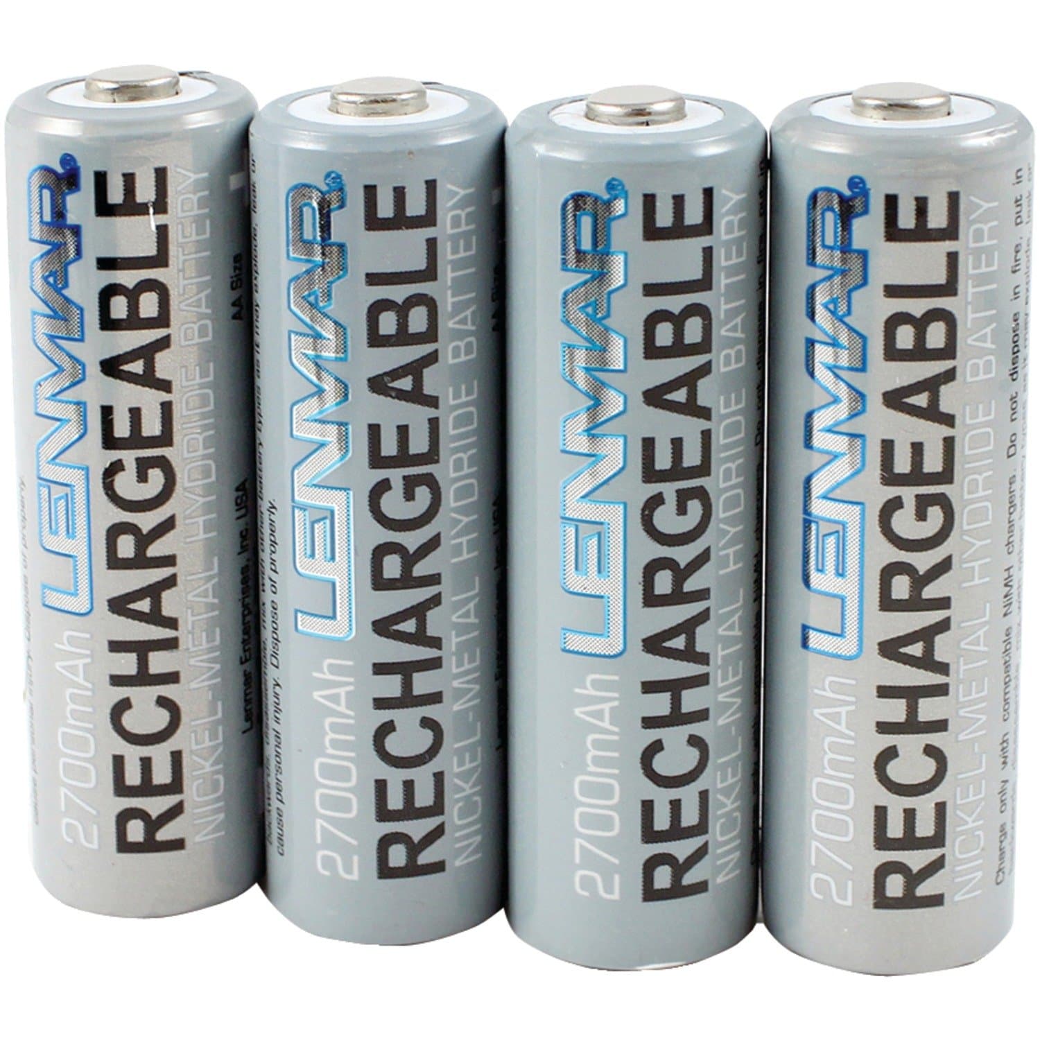 Rechargeable AA 4 Pack 2700mAh Batteries by Lenmar