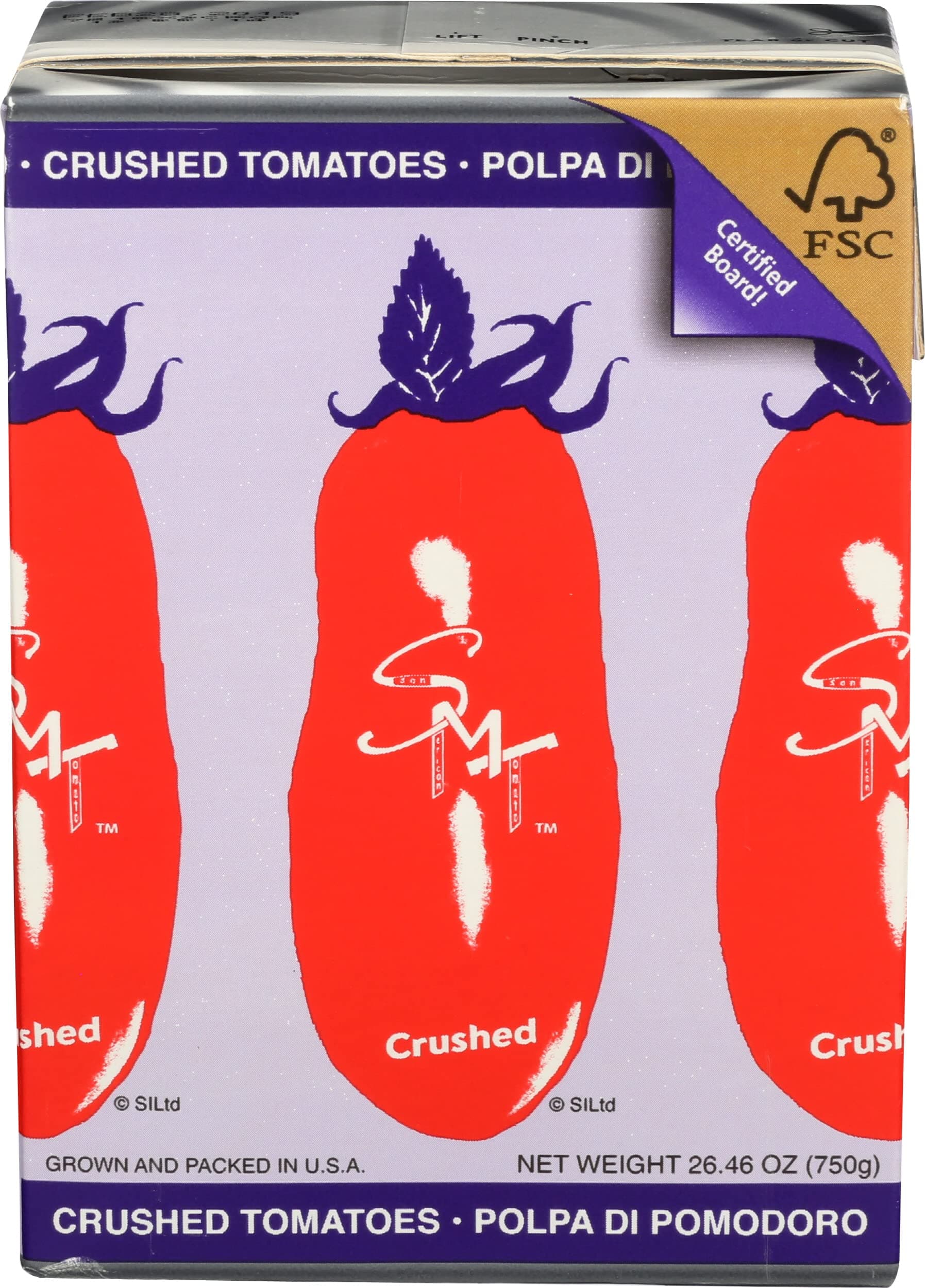 SAN MERICAN TOMATOCrushed Tomatoes, 26.46 OZ