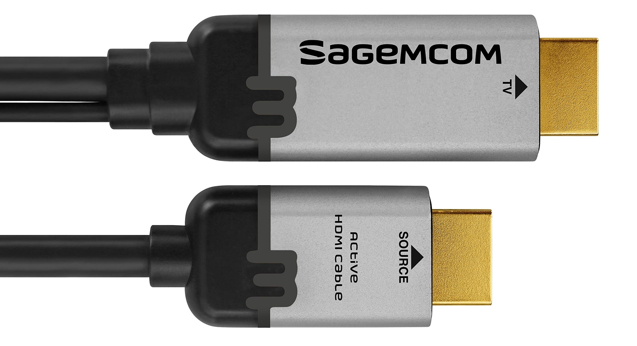 Sagemcom UP 200 4 K Upscaler HDMI Connection Cable 2 M Silver