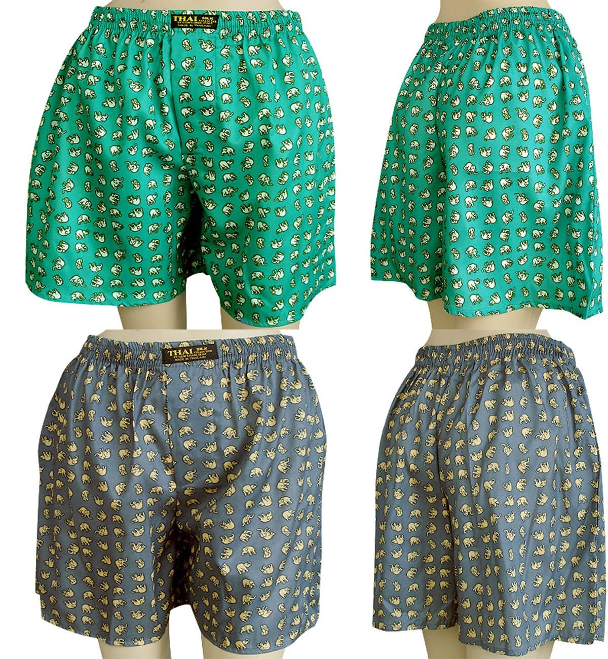 2 x Unisex'sSmall Elephants Design Size 32-35"