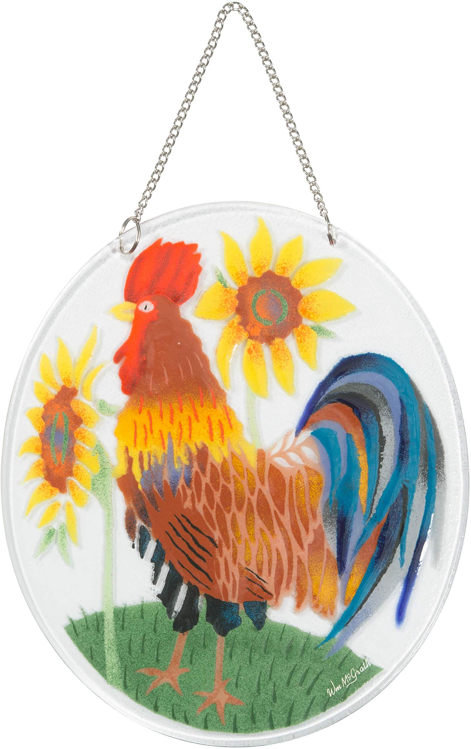 Pavilion-Rooster Sunflower 7" Sun Catcher