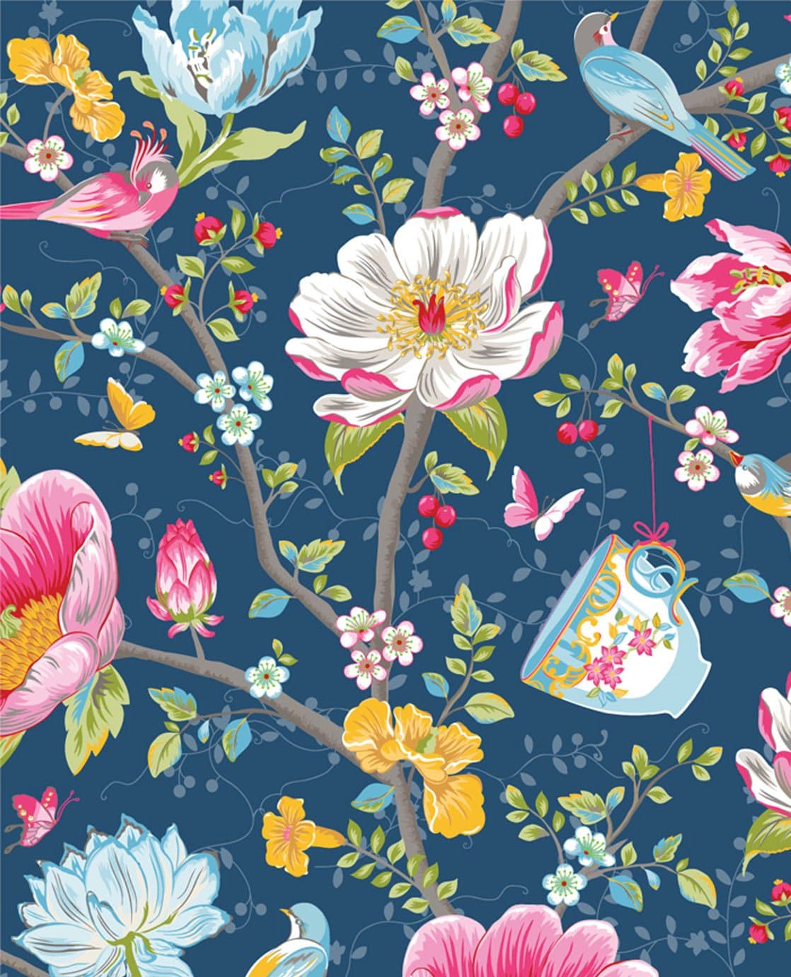 Eijffinger Wallcovering 341003 PIP Collection Wallpaper - Multi-Colour