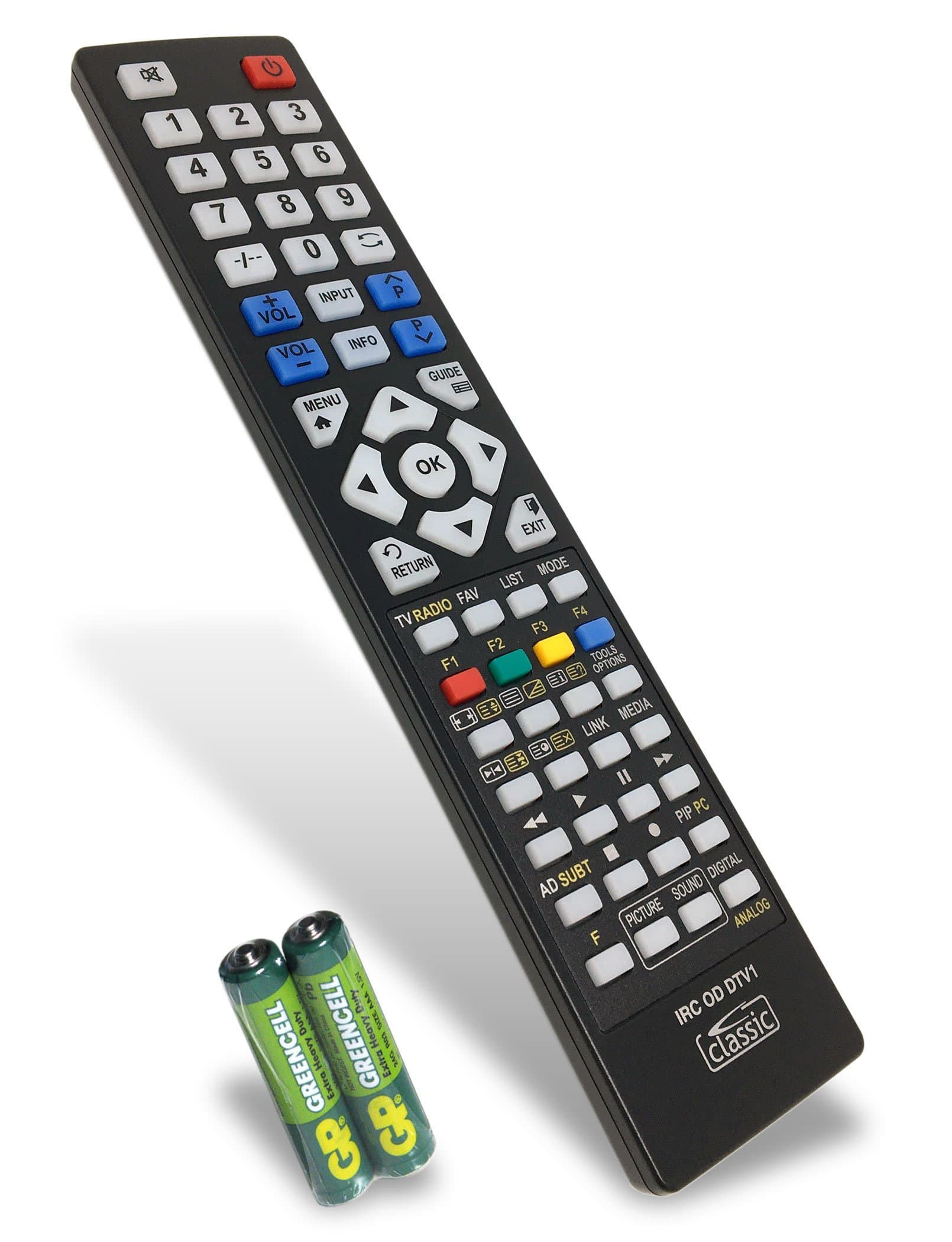 Classic Replacement Remote Control for Philips RC 4498 (batteries included)